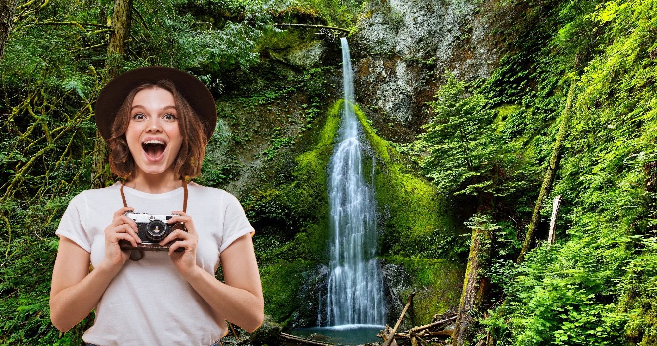Ver una cascada de 90 pies en esta caminata de menos de 3 millas
