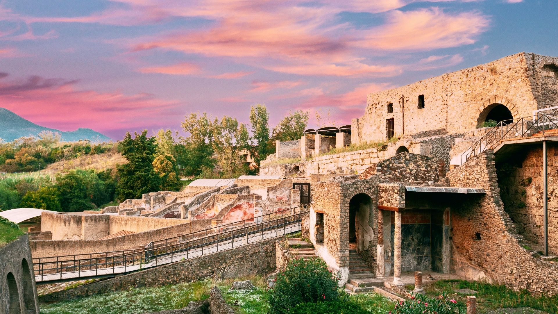 Os banhos antigos de Roma agora são uma parada na lista de baldes na Itália