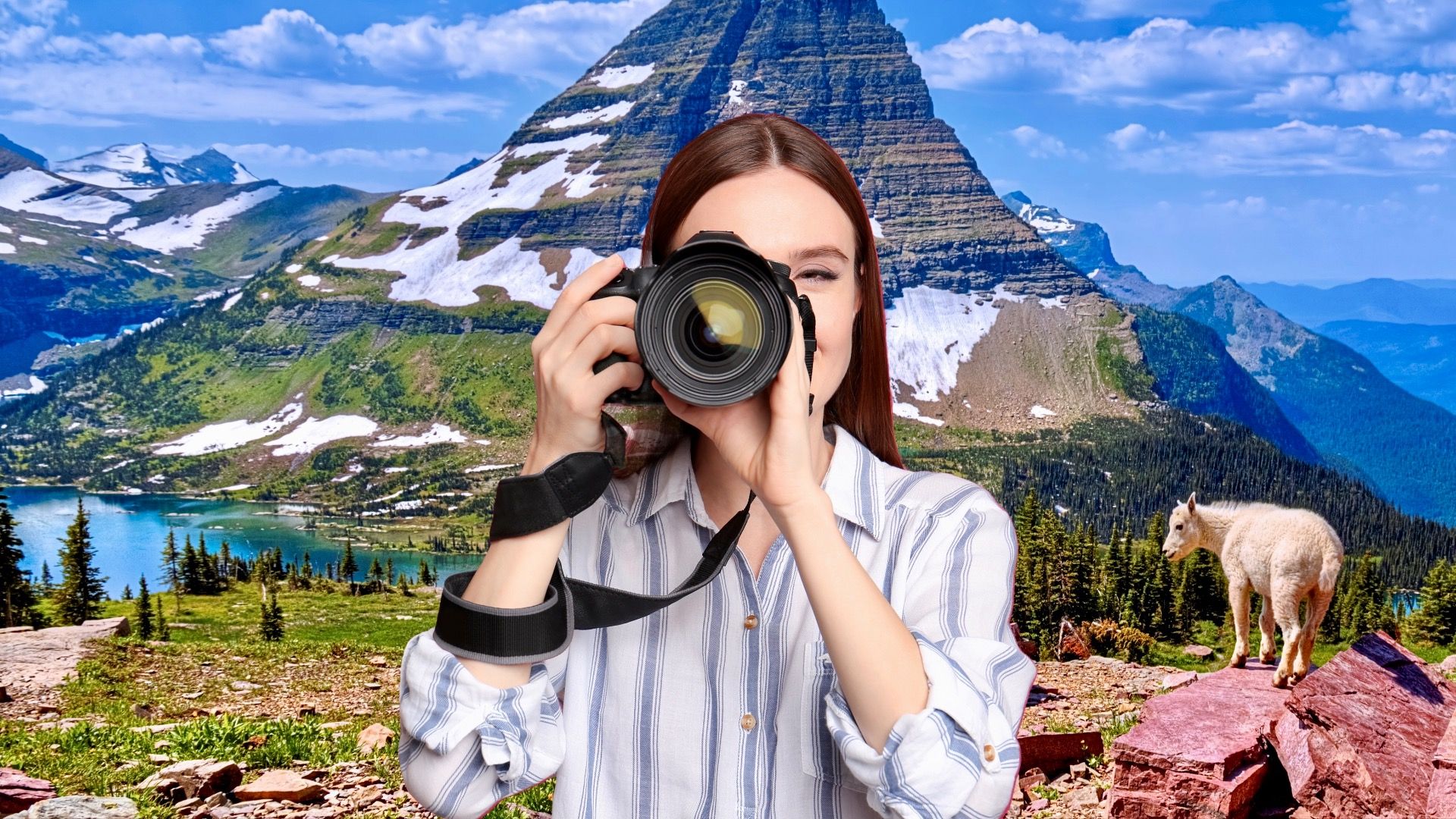 Anche in estate, questo parco nazionale ha piedi di neve