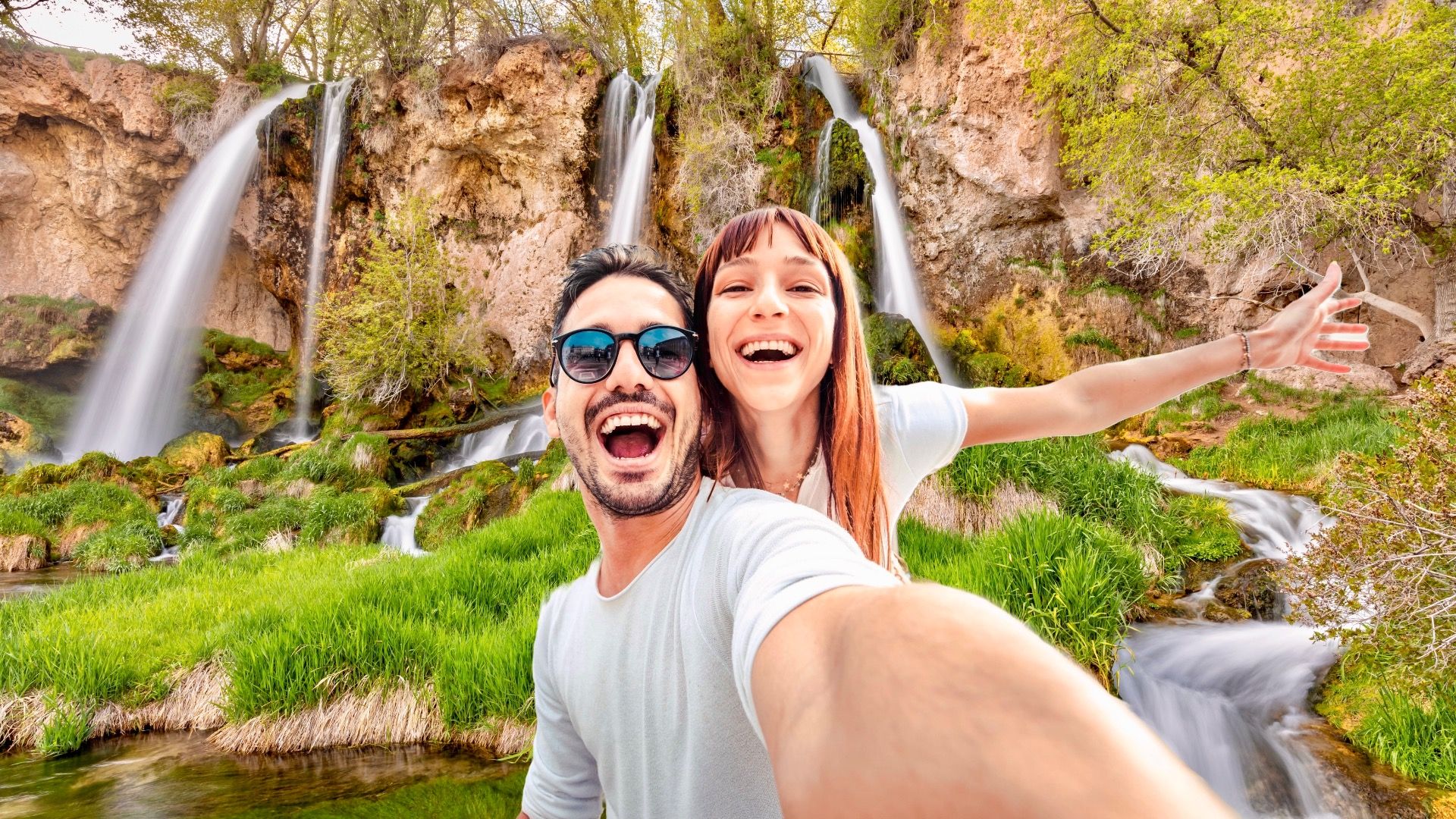 Trova un po 'di Caraibi in Colorado a questa cascata