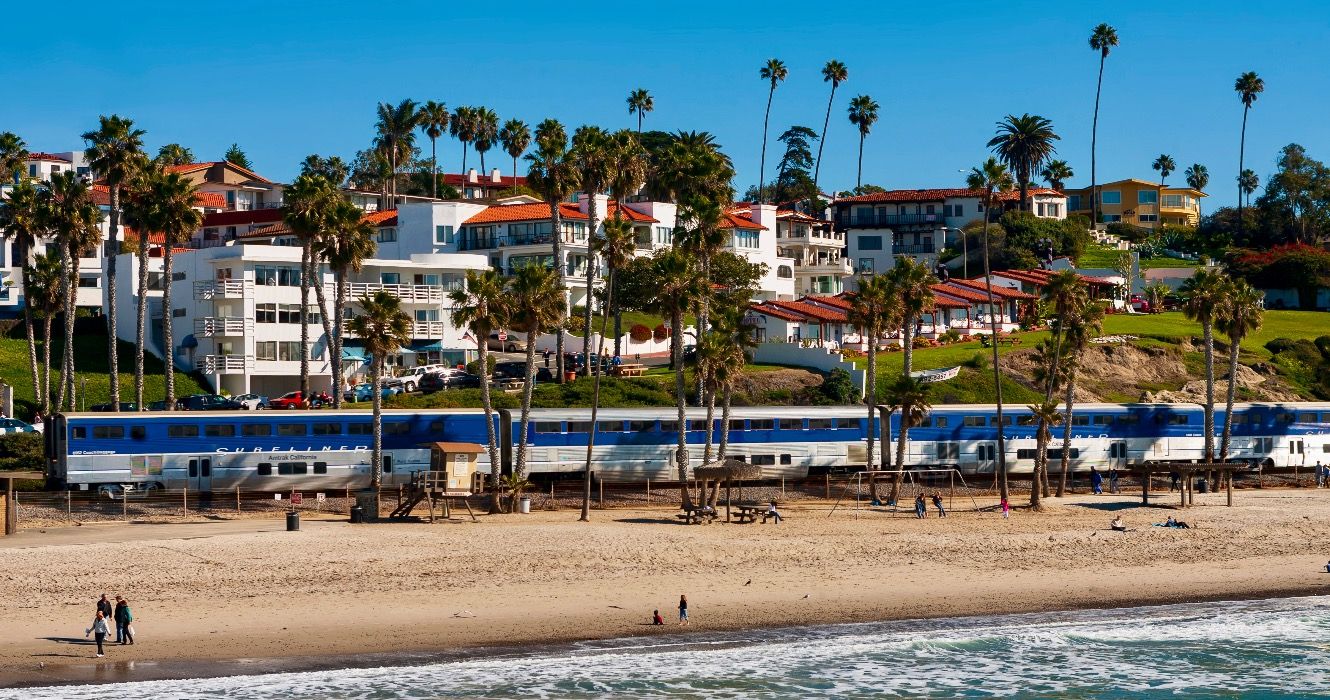 7 Costa do Pacífico Amtrak rotas com vistas cênicas de verão