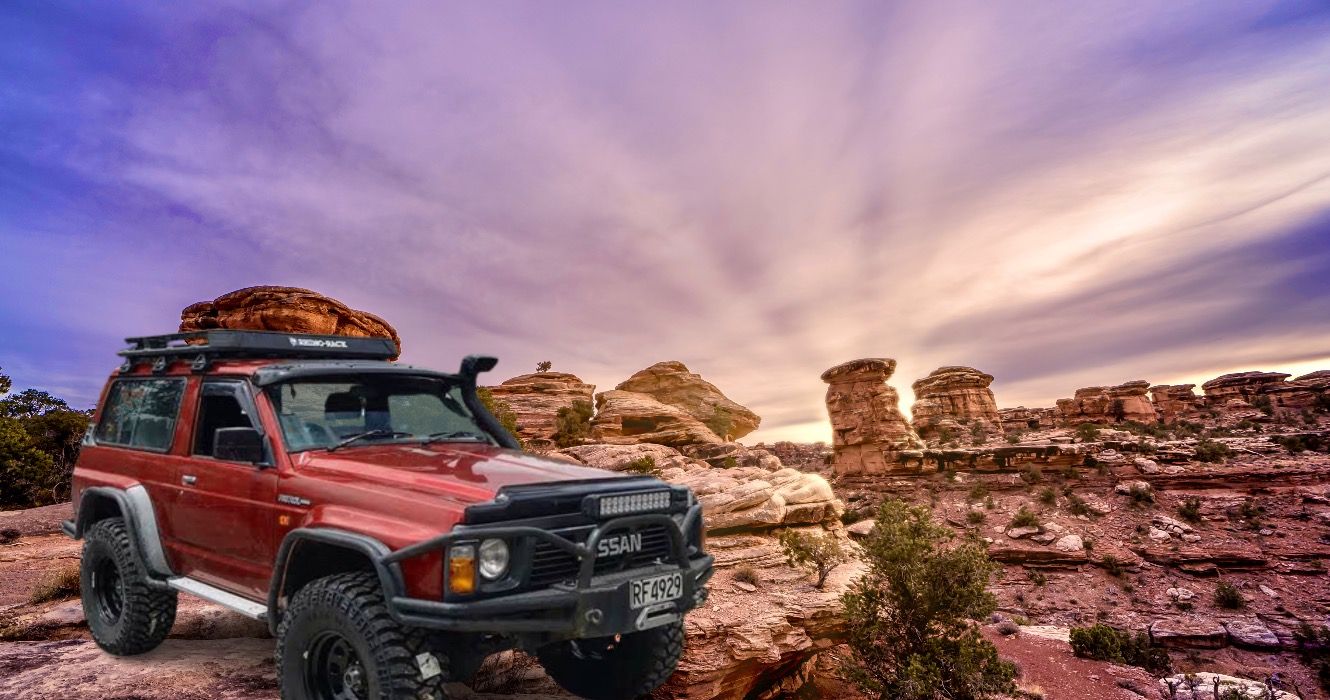 A caminhada mais difícil nos EUA exige que as quatro rodas