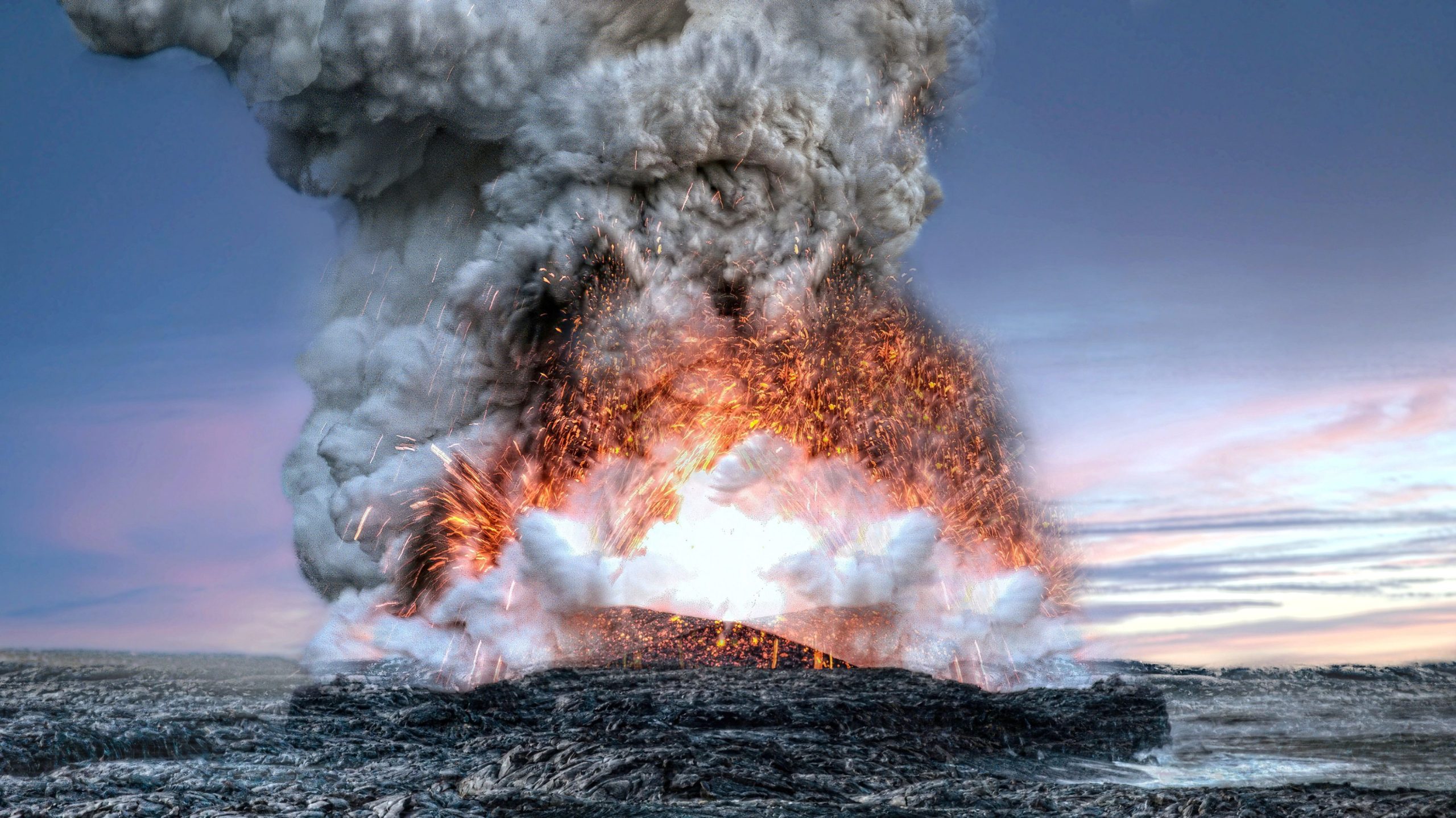 I visitatori si affollano al parco nazionale dei vulcani delle Hawaii mentre Kīlauea sputa la lava a 200 piedi in alto