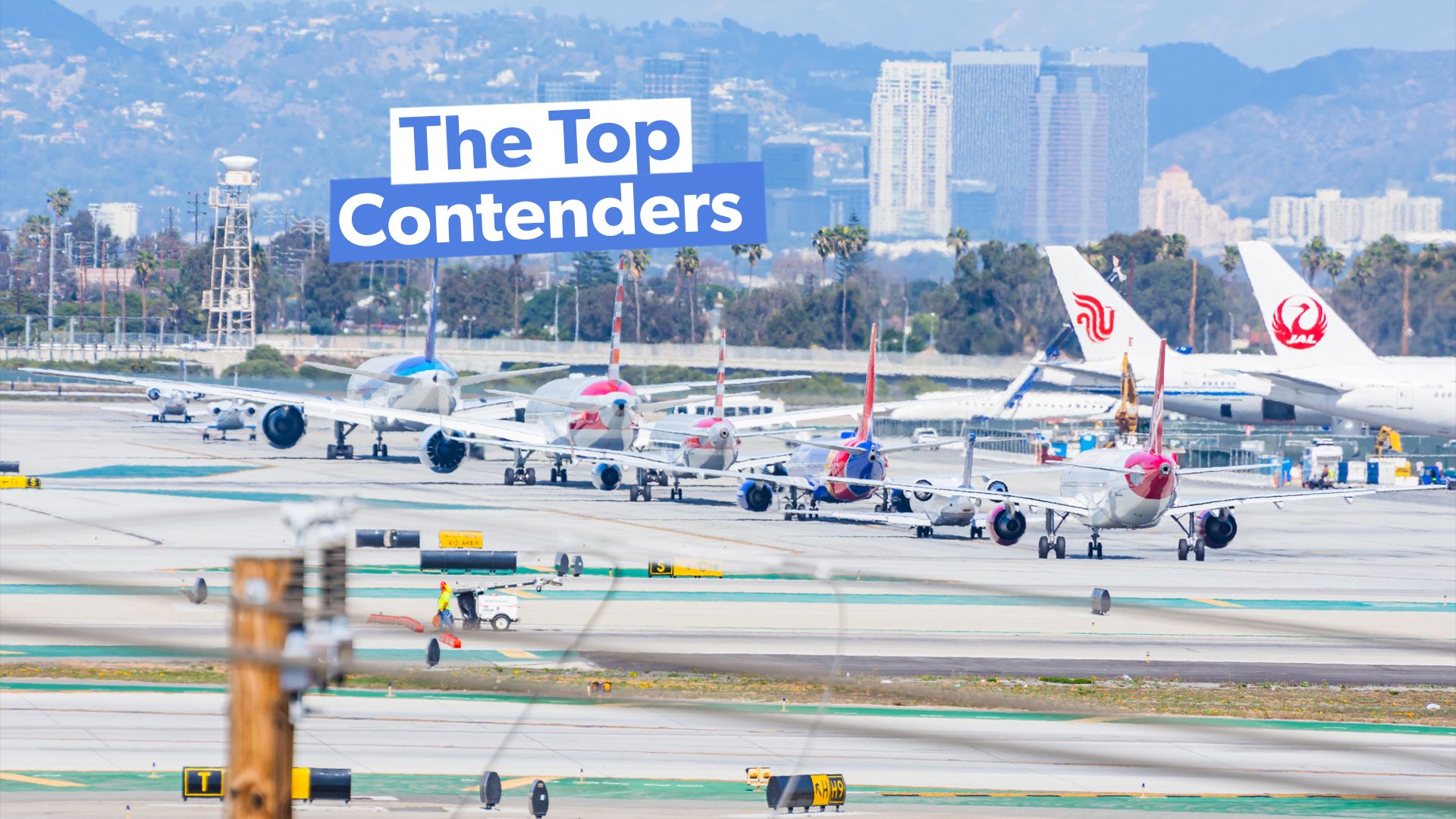 Les 5 plus grandes compagnies aériennes de LAX en fonction de la part de marché