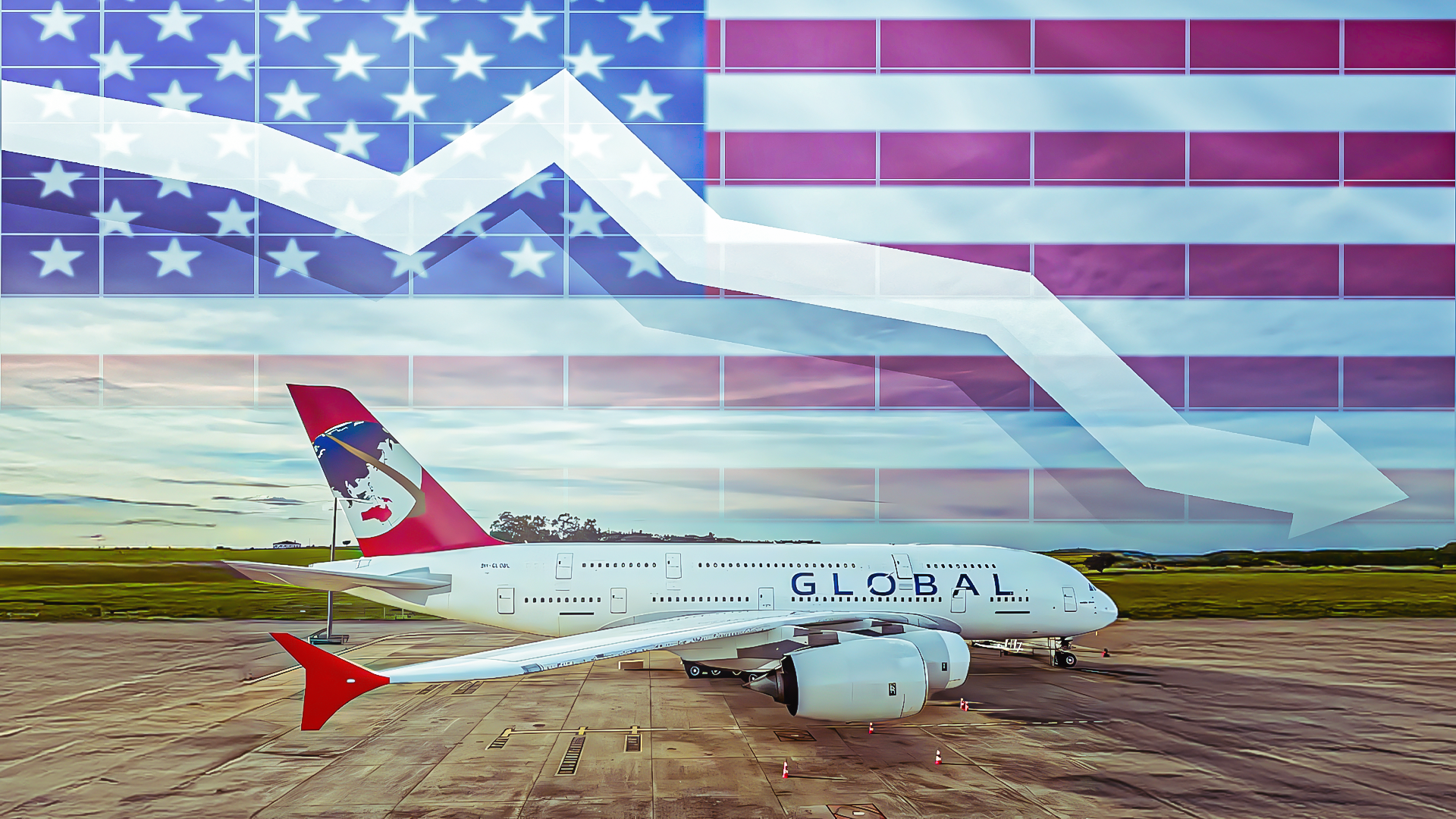 Comment la baisse des voyages américains pourrait affecter les services Global Airlines Airbus A380