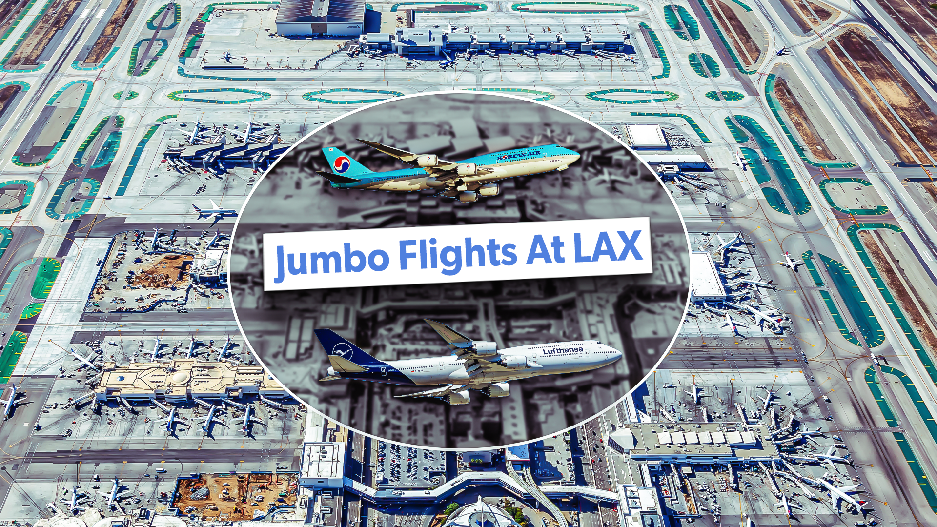 Solo 2 aerolíneas operan vuelos Boeing 747 desde el Aeropuerto Internacional de Los Ángeles