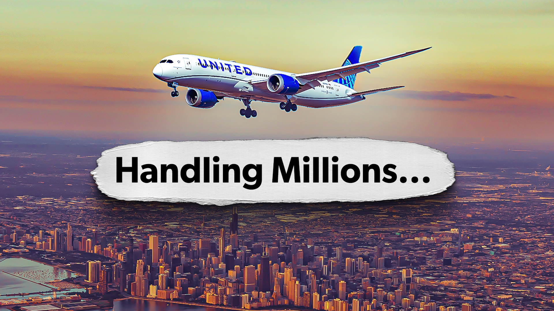 Estes são os principais hubs da United Airlines por números de passageiros