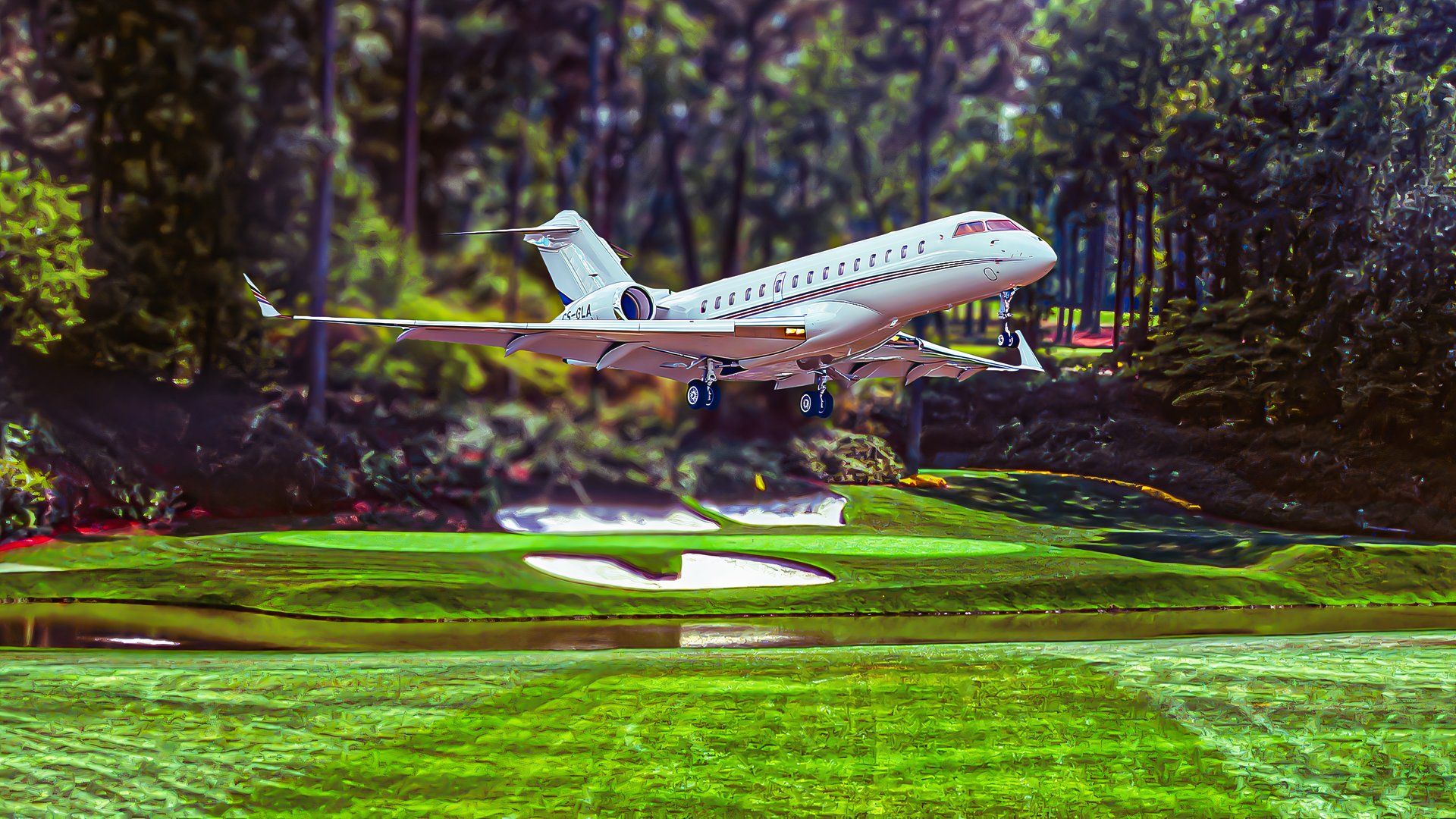 Os jatos particulares que voaram para Augusta para o torneio Masters