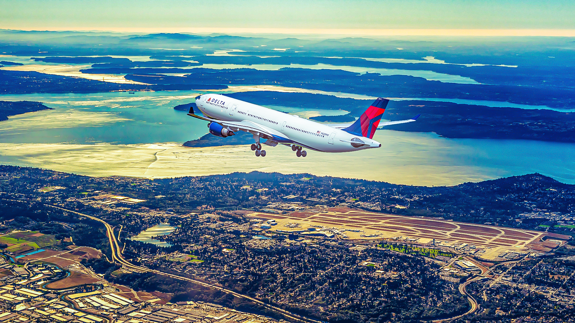 Todos los vuelos internacionales sin escalas desde el aeropuerto de Seattle-Tacoma en abril