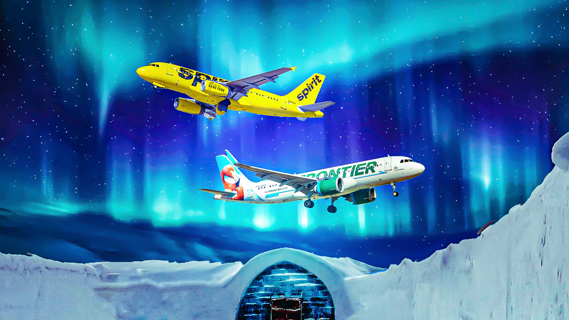 Frontier vs Spirit Airlines: Cabines de custo ultra baixo comparado