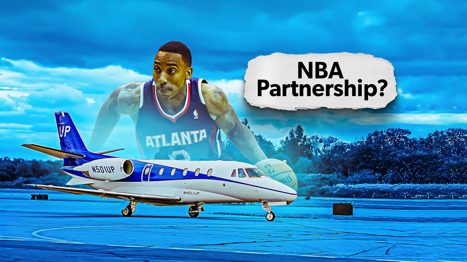 Le partenariat entre Wheels Up et les Atlanta Hawks