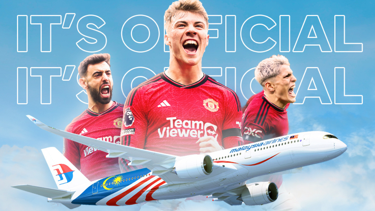Malasia Airlines llamó a la aerolínea oficial del Manchester United