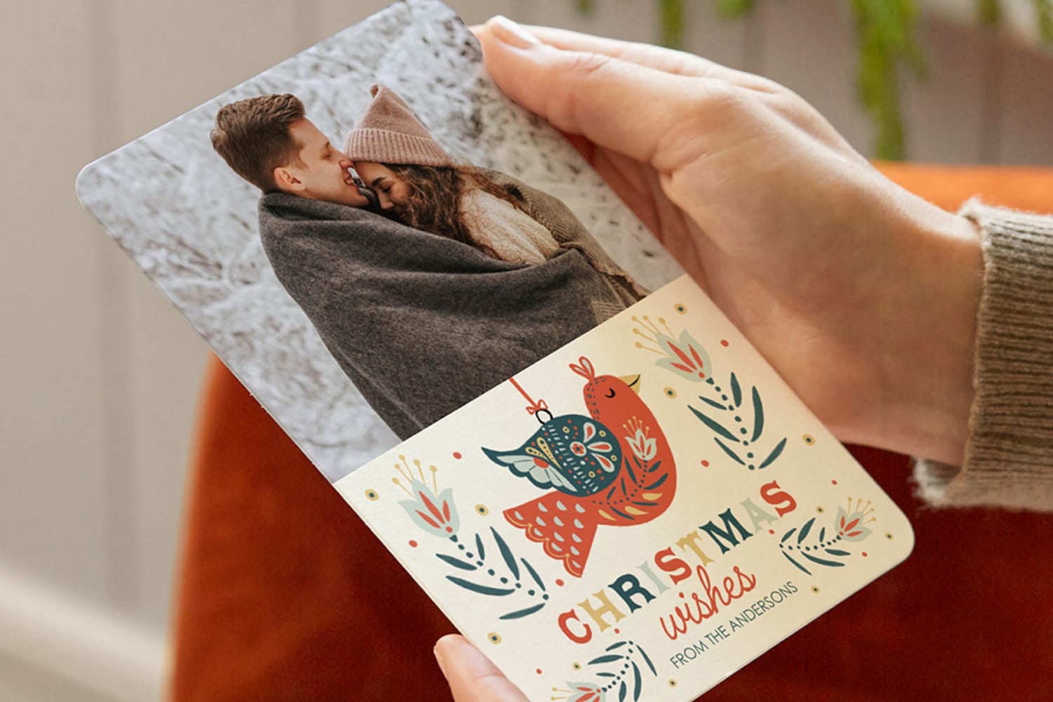 Como criar um lindo cartão de fotos de férias com mixbook