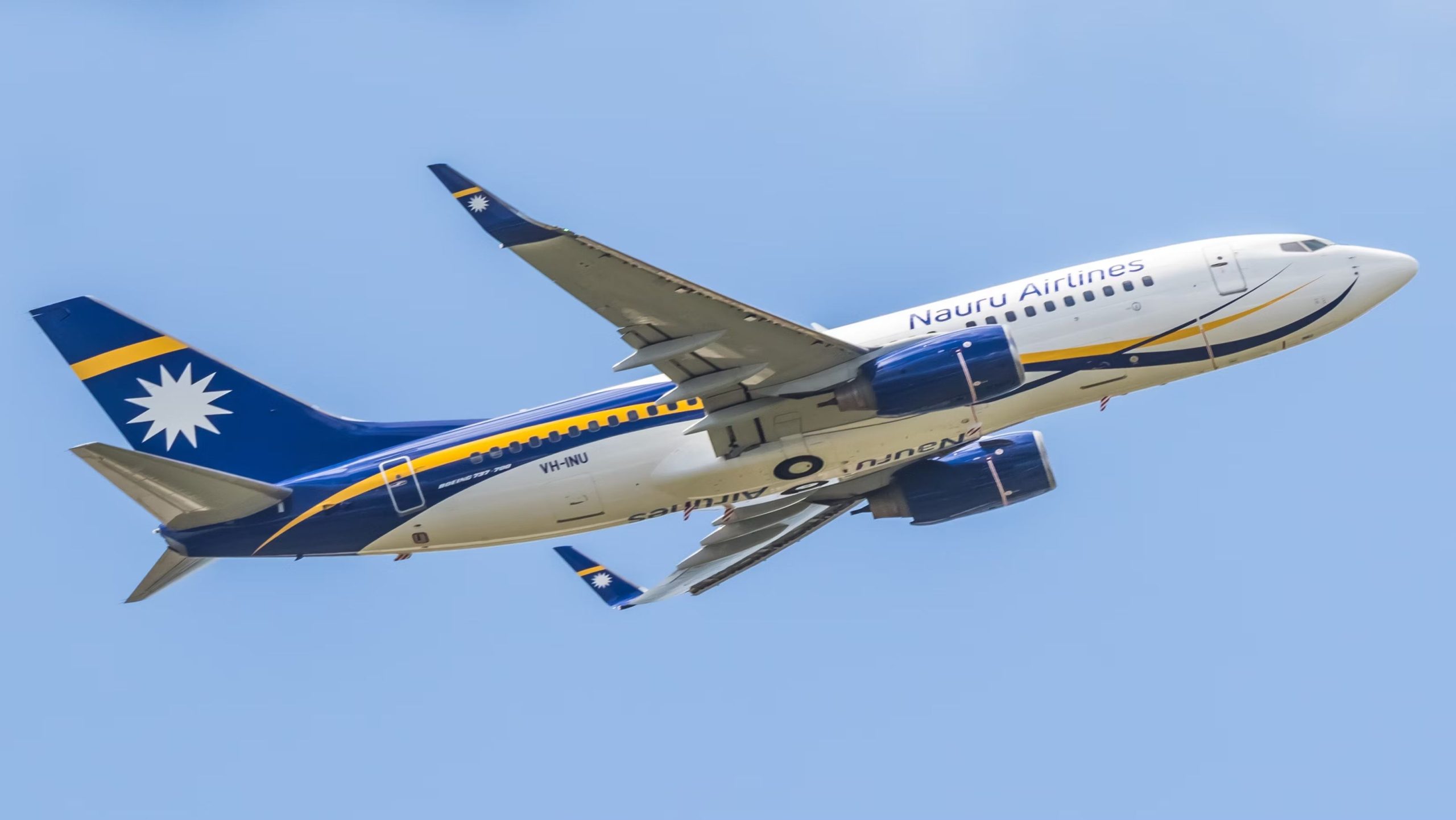 Nauru Airlines Boeing 737S reliant les îles du Pacifique