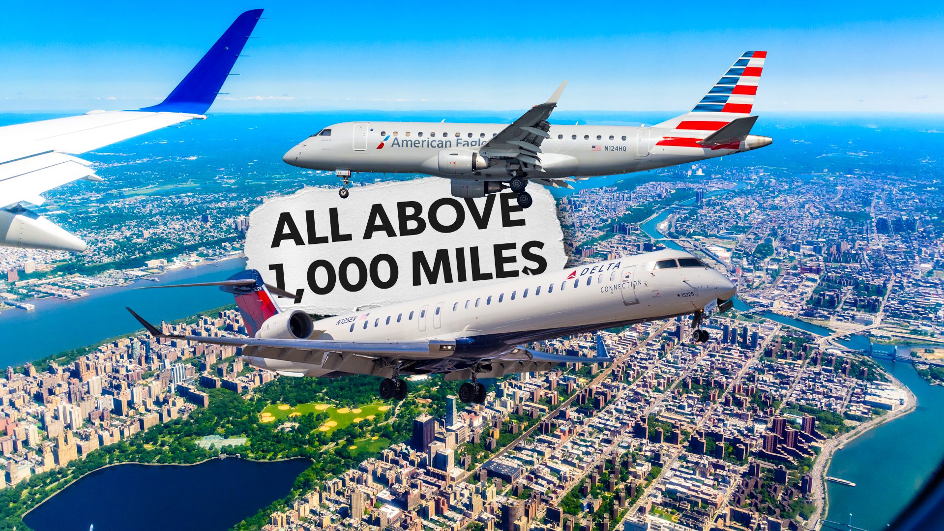 Los 10 vuelos regionales más largos de Laguardia de Nueva York