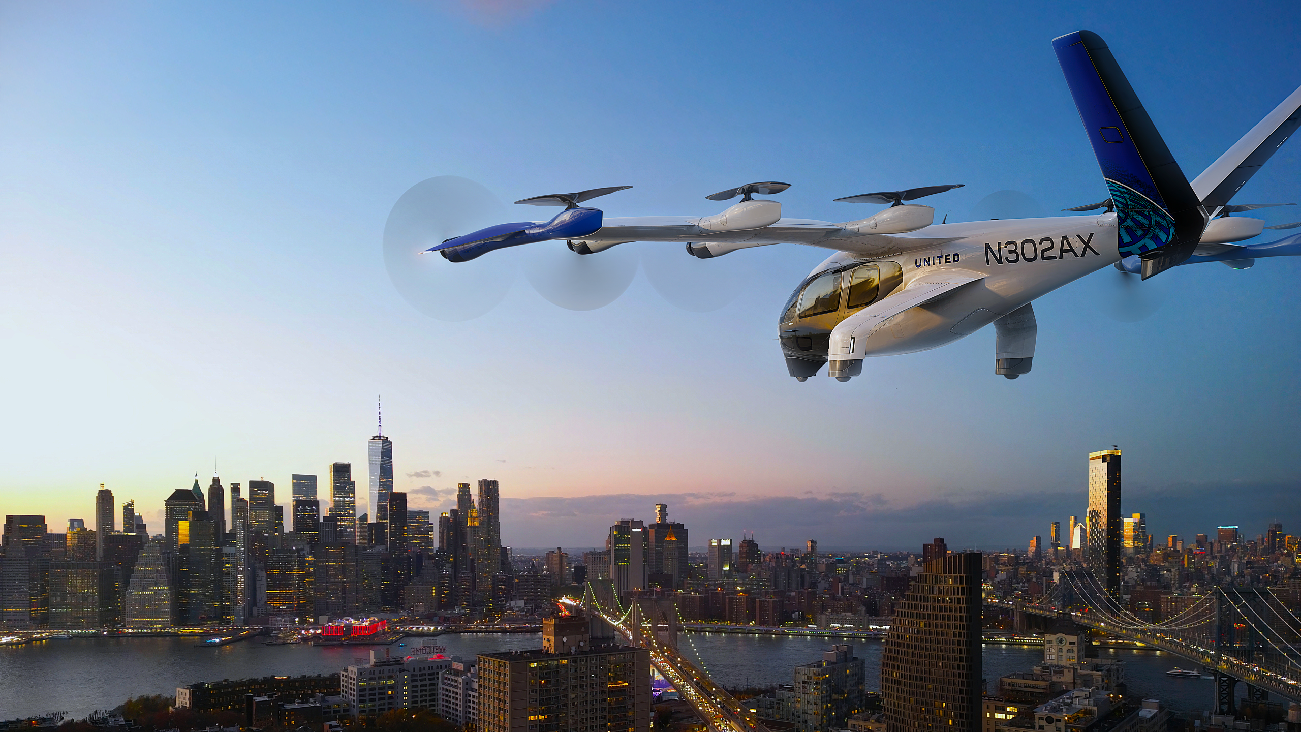 United Airlines &amp; Archer Aviation dévoile le réseau de taxi électrique de New York