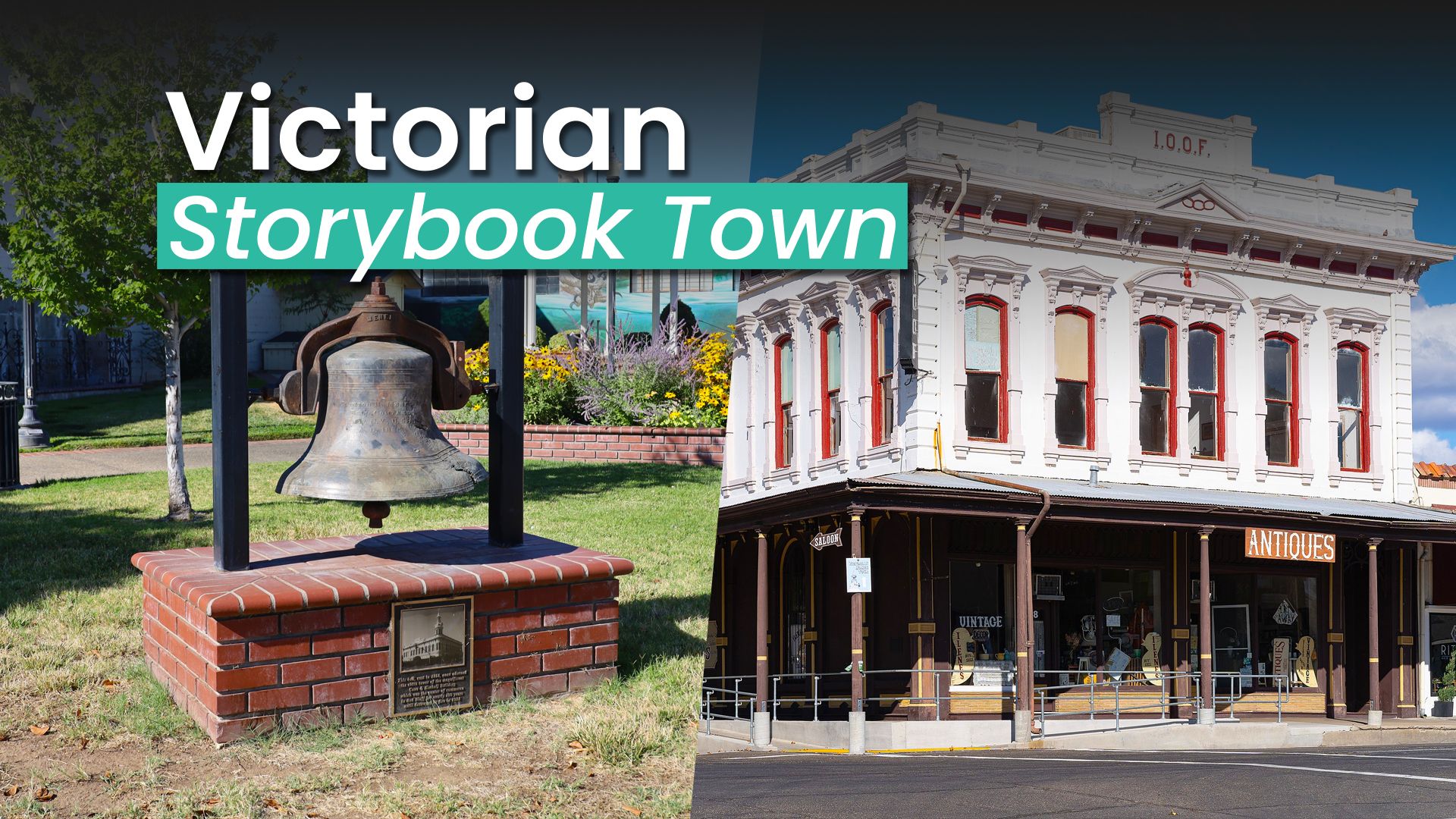 Una de las ciudades más lindas pero poco conocidas de California parece un entorno de libros de cuentos victoriano