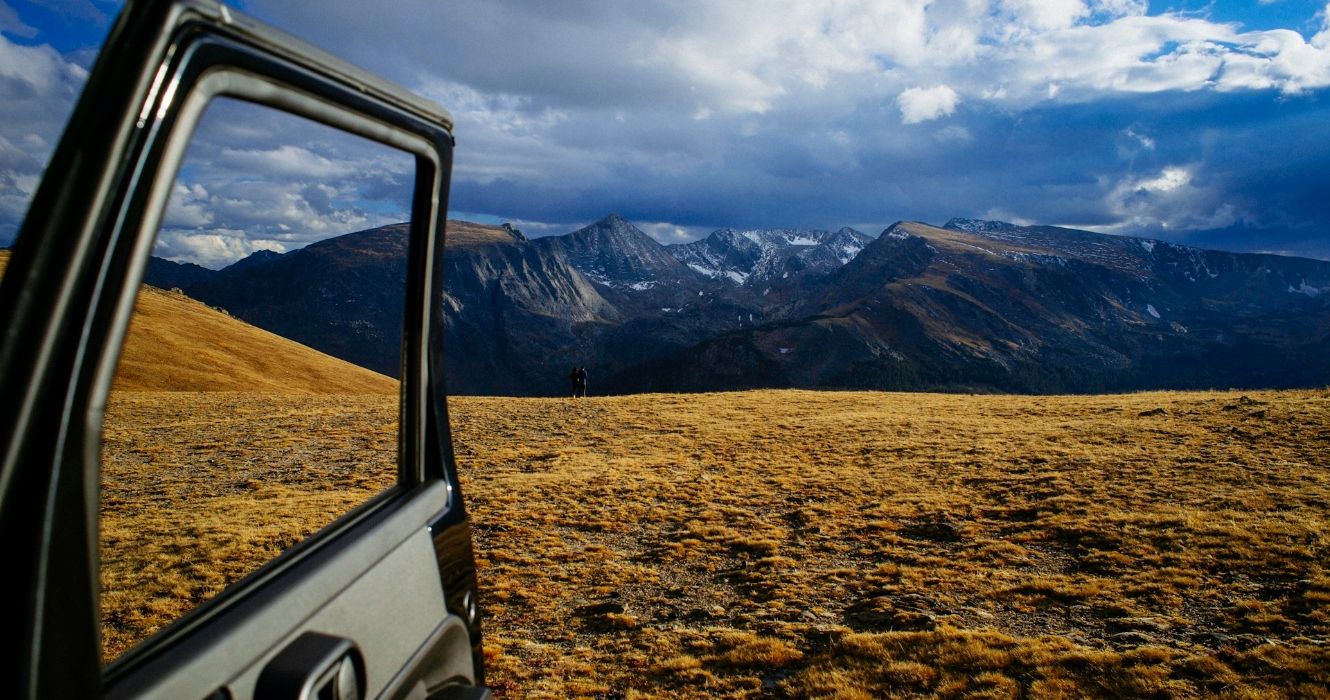 Je suis resté coincé dans les montagnes rocheuses pendant un orage