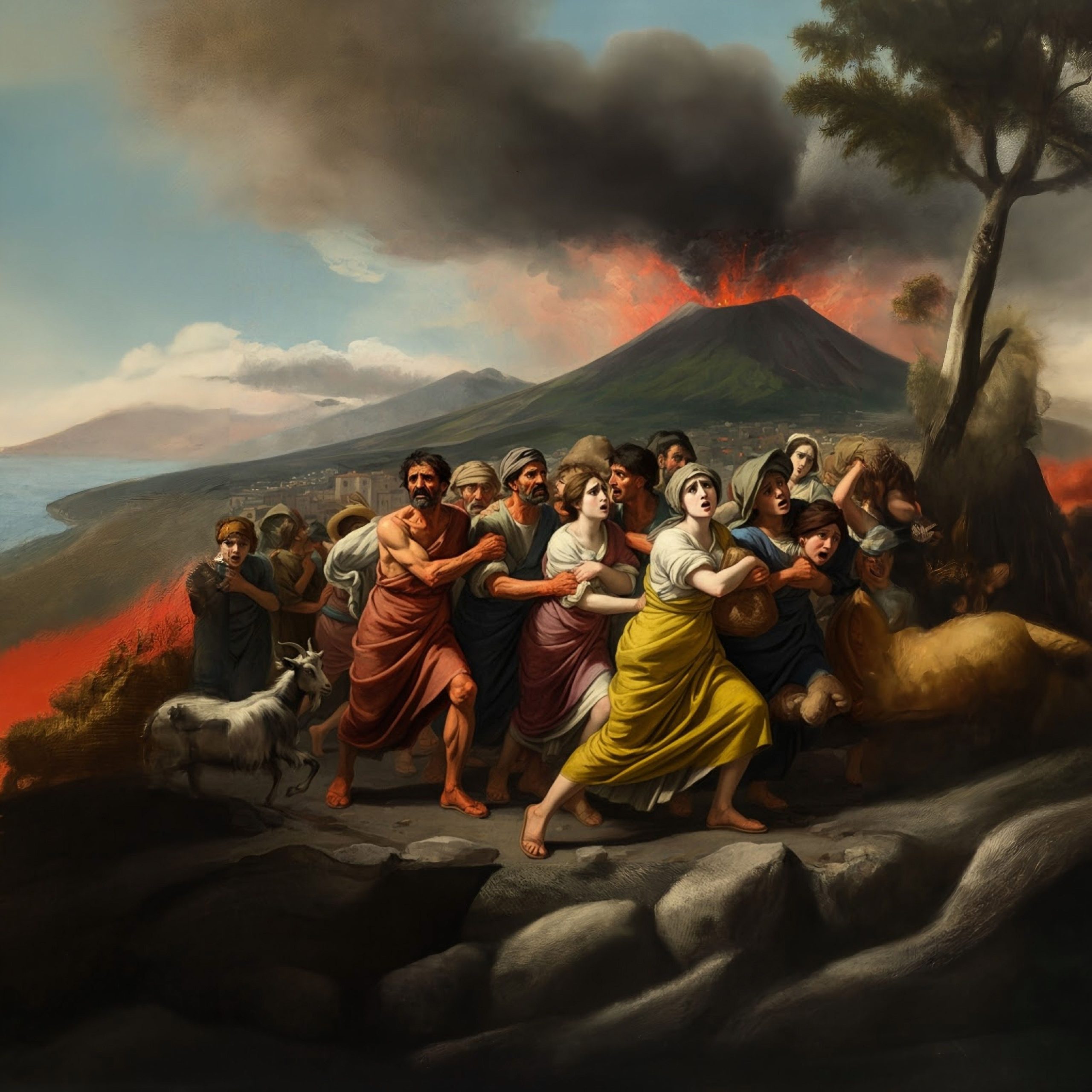 La scoperta archeologica affascinante rivela gli abitanti degli antichi Napoli fuggiti da secoli di eruzione distruttiva del Vesuvio prima di Pompei