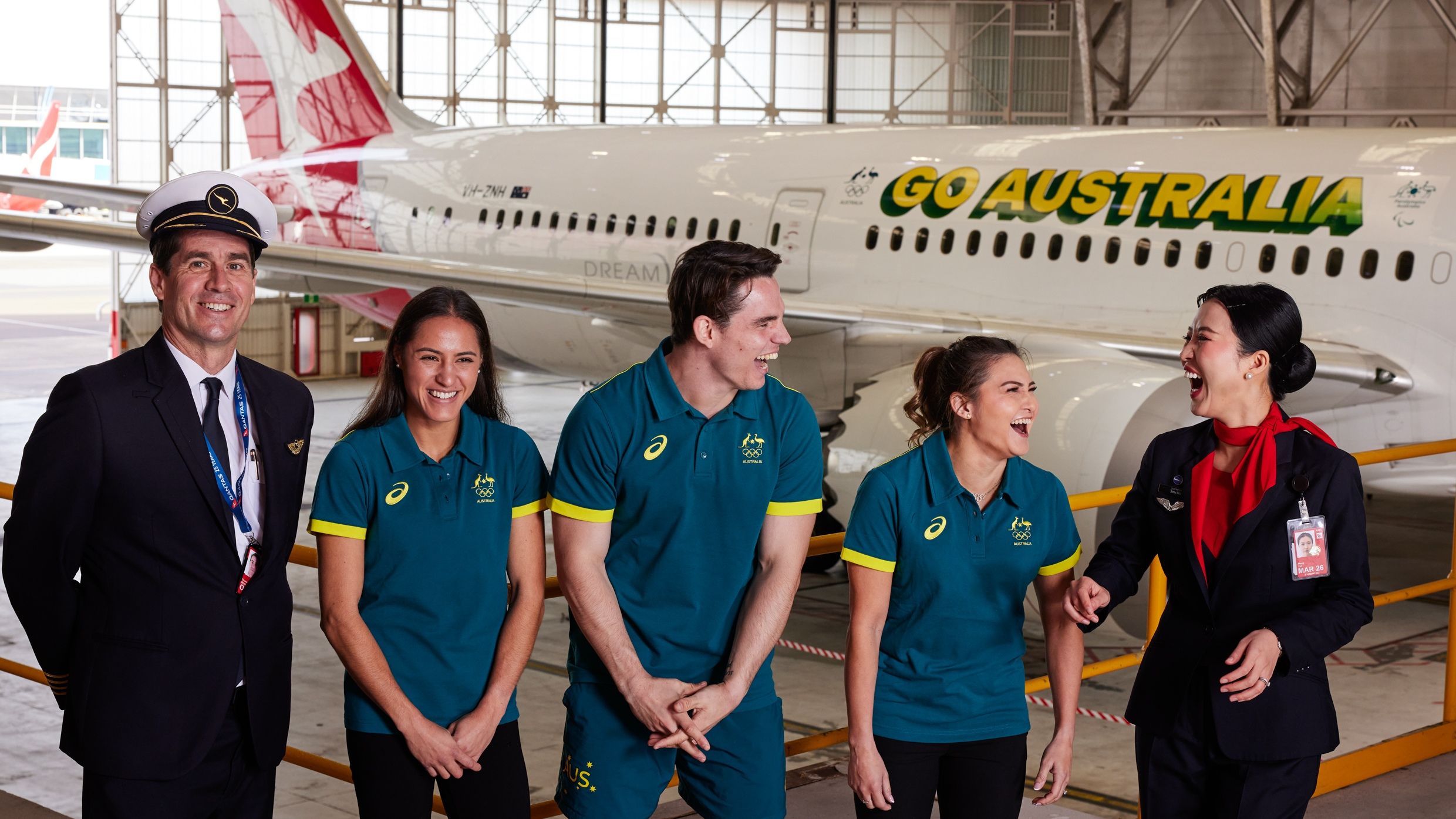 Qantas Boeing 787 crie allez en Australie pour 2024 Jeux olympiques
