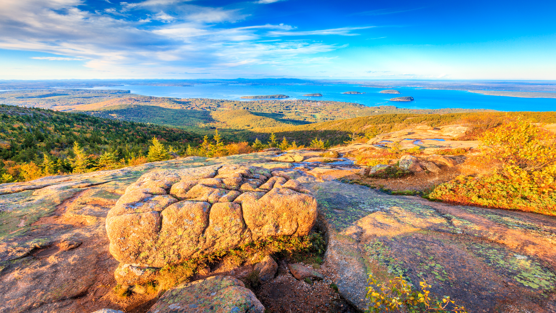 7 melhores pontos do Parque Nacional Acadia para ver folhagem de outono