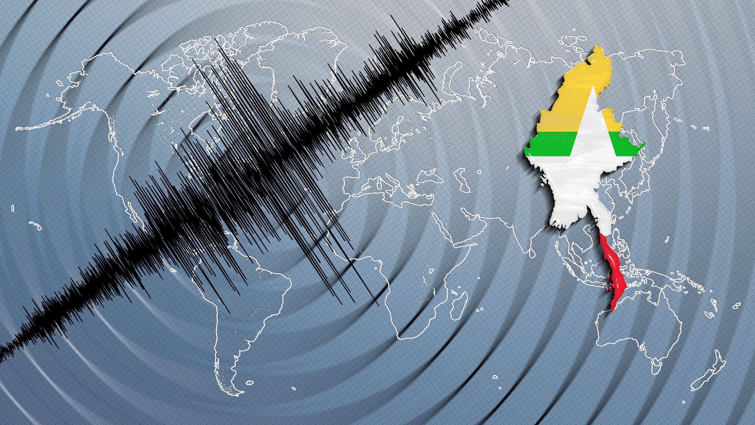 Mianmar abriu um terremoto de magnitude 5,5 no domingo: Rochas epicentas já devastadas pela região de Mandalay