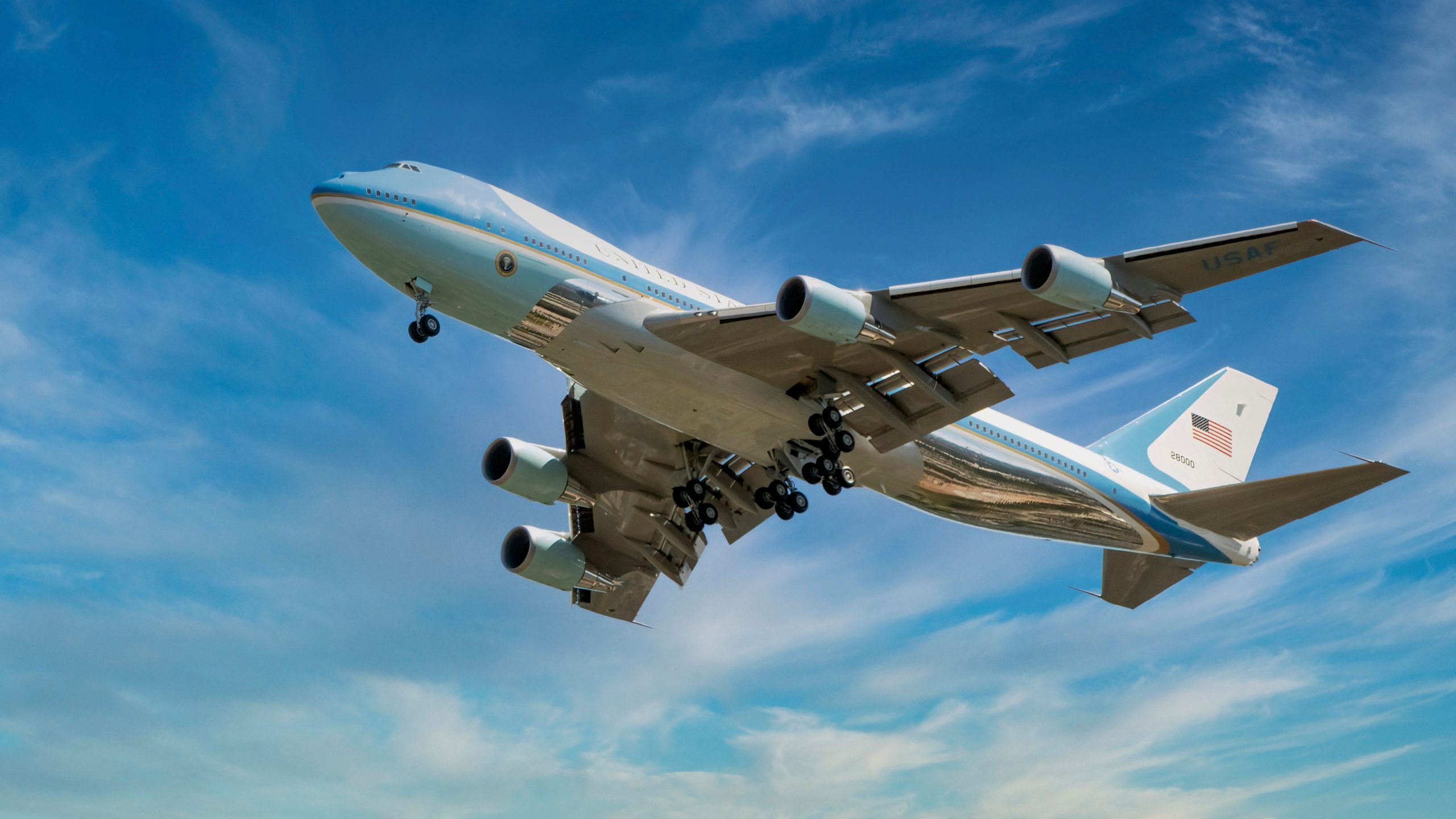 Air Force One amène le président Biden à Saint Croix USVI pour les vacances