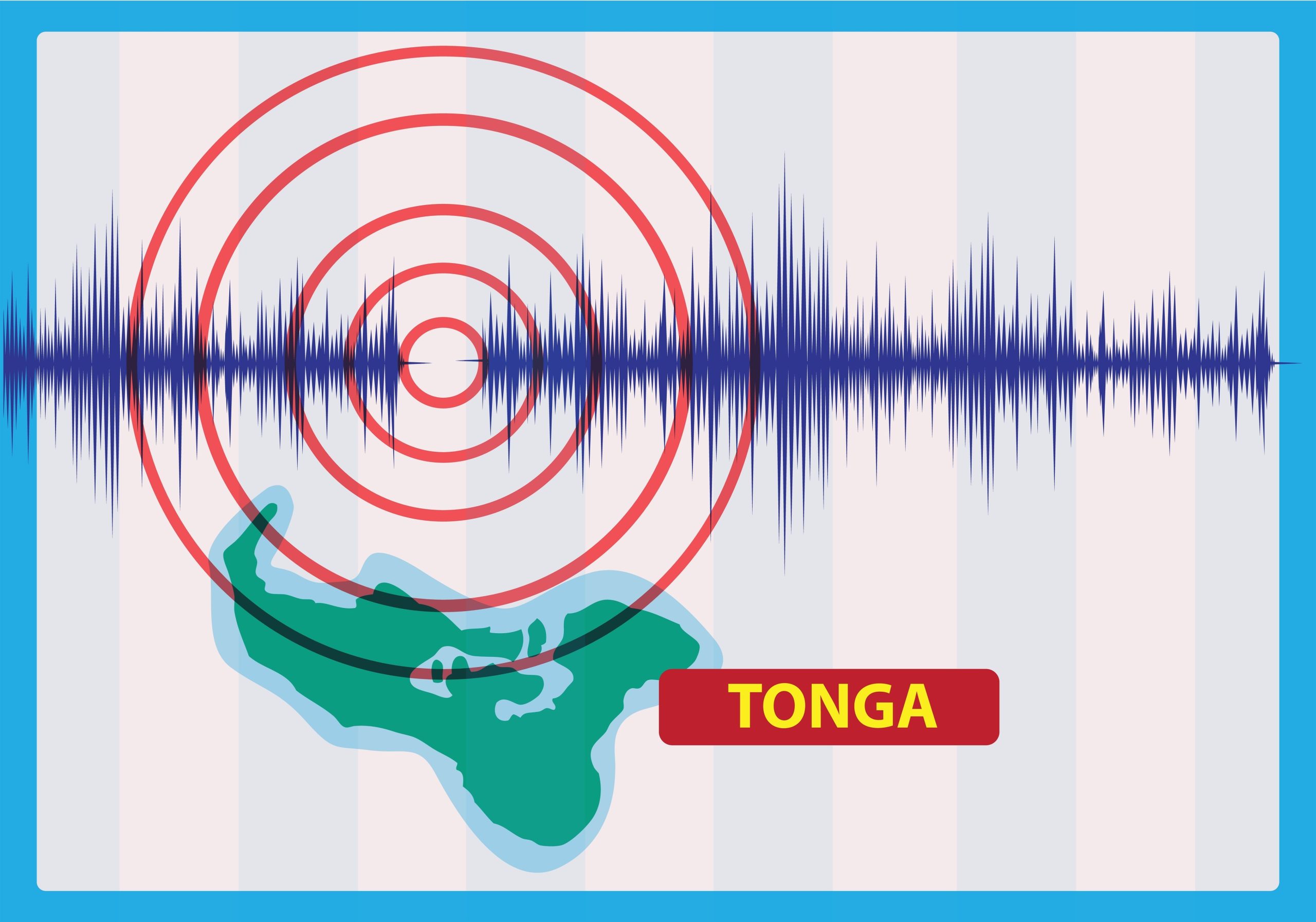 Avertissement de tsunami émis après 7,1 Quake de qualité tremblement de terre Coast Tonga