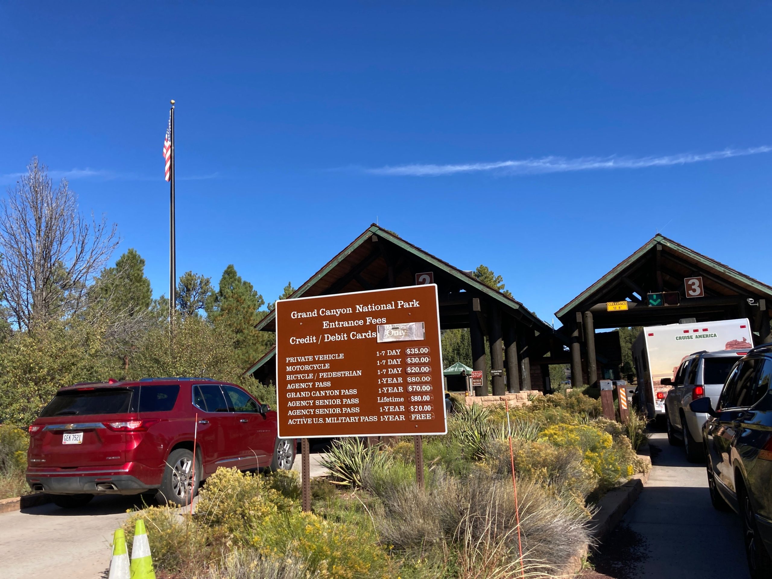 Le parc national de Grand Canyon offre une alternative pour éviter le temps d'attente de 90 minutes au poste d'entrée sud