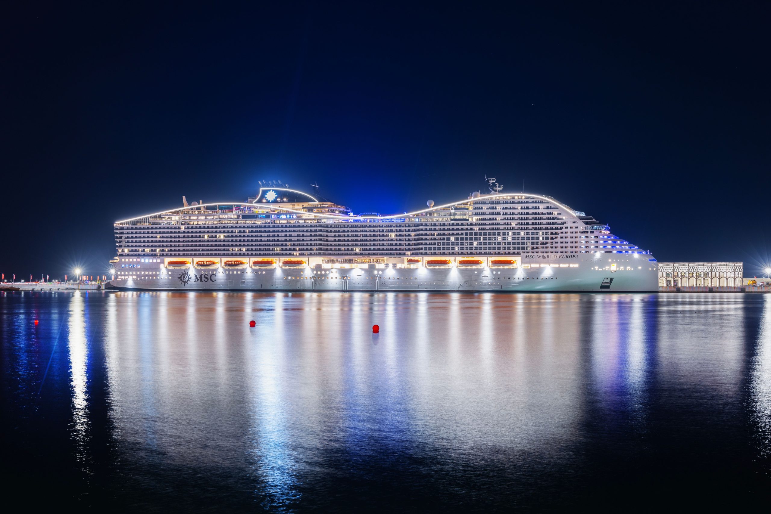 As reservas para a MSC World Asia estão disponíveis agora e a um custo razoável