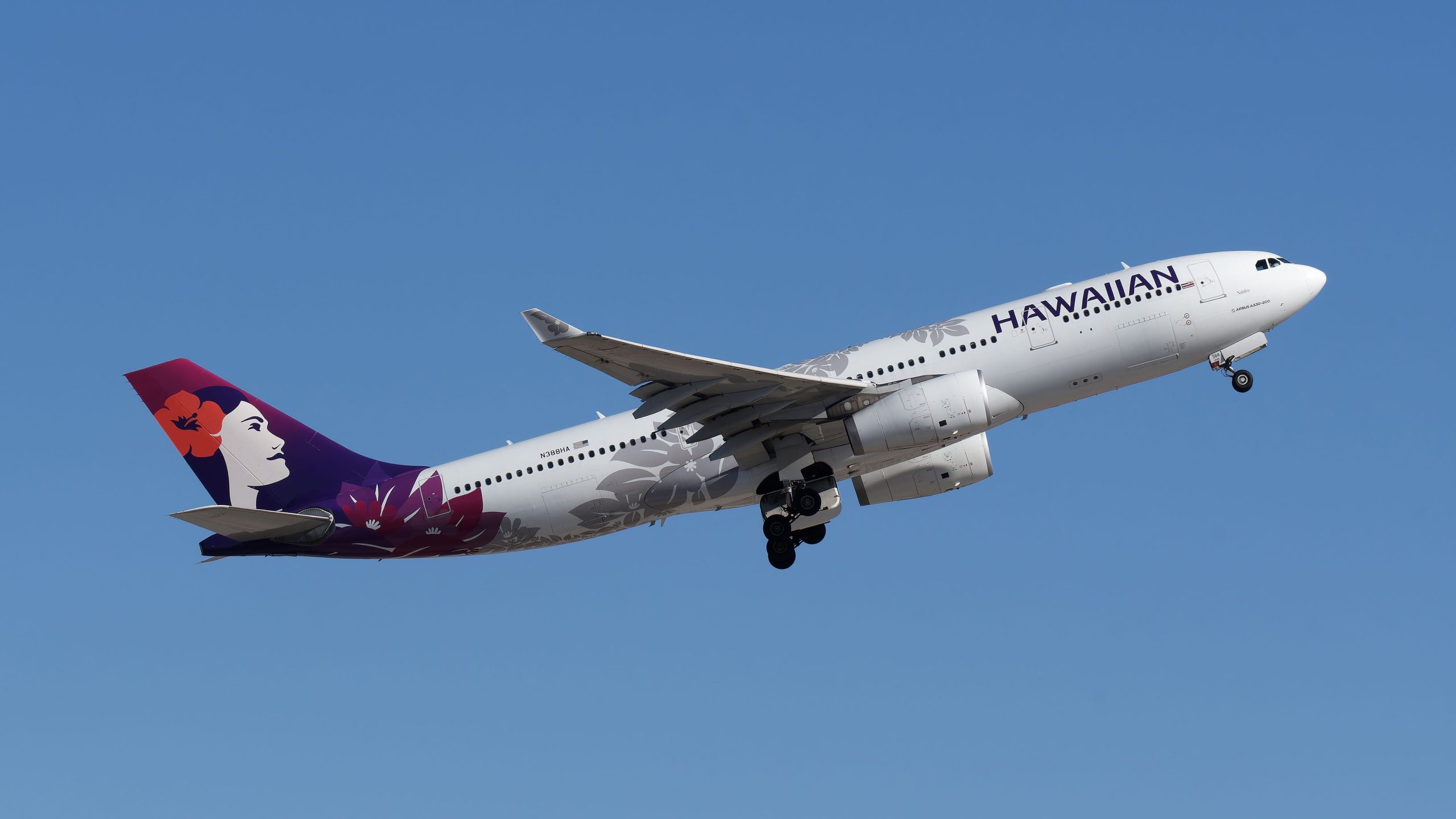Programas de Hawaiian Airlines Airbus A330-200 vuelos entre Honolulu y Salt Lake City
