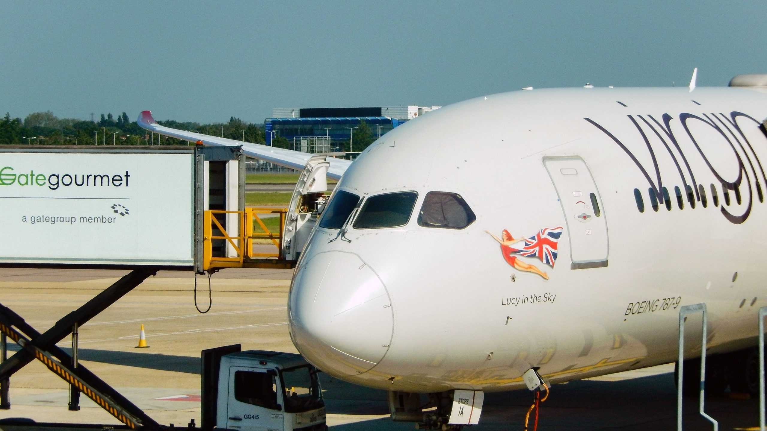 Virgin Atlantic Boeing 787 entre en contact avec British Airways Airbus A350 à Londres Heathrow