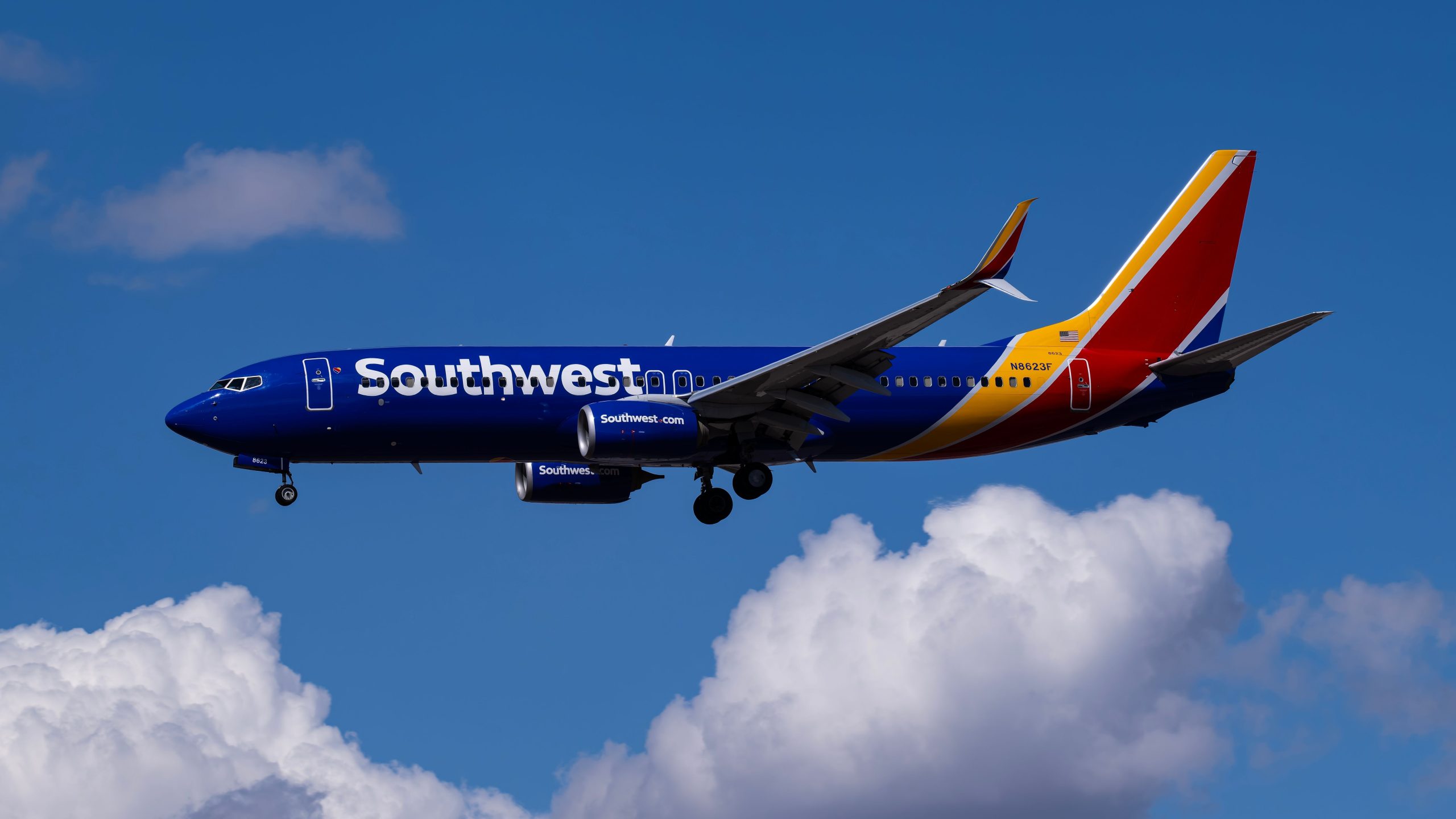Southwest Airlines Boeing 737 se desvía a Chicago O'Hare después del problema del motor