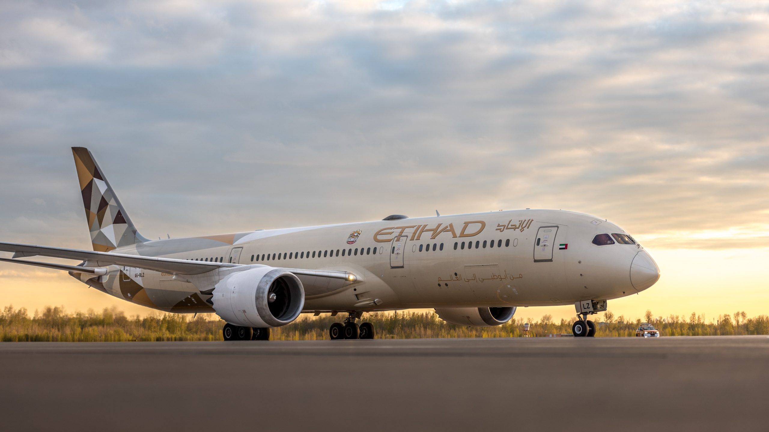 Etihad Airways Boeing 787-9 Dreamliner rechaza el despegue después de que 2 neumáticos estallaron