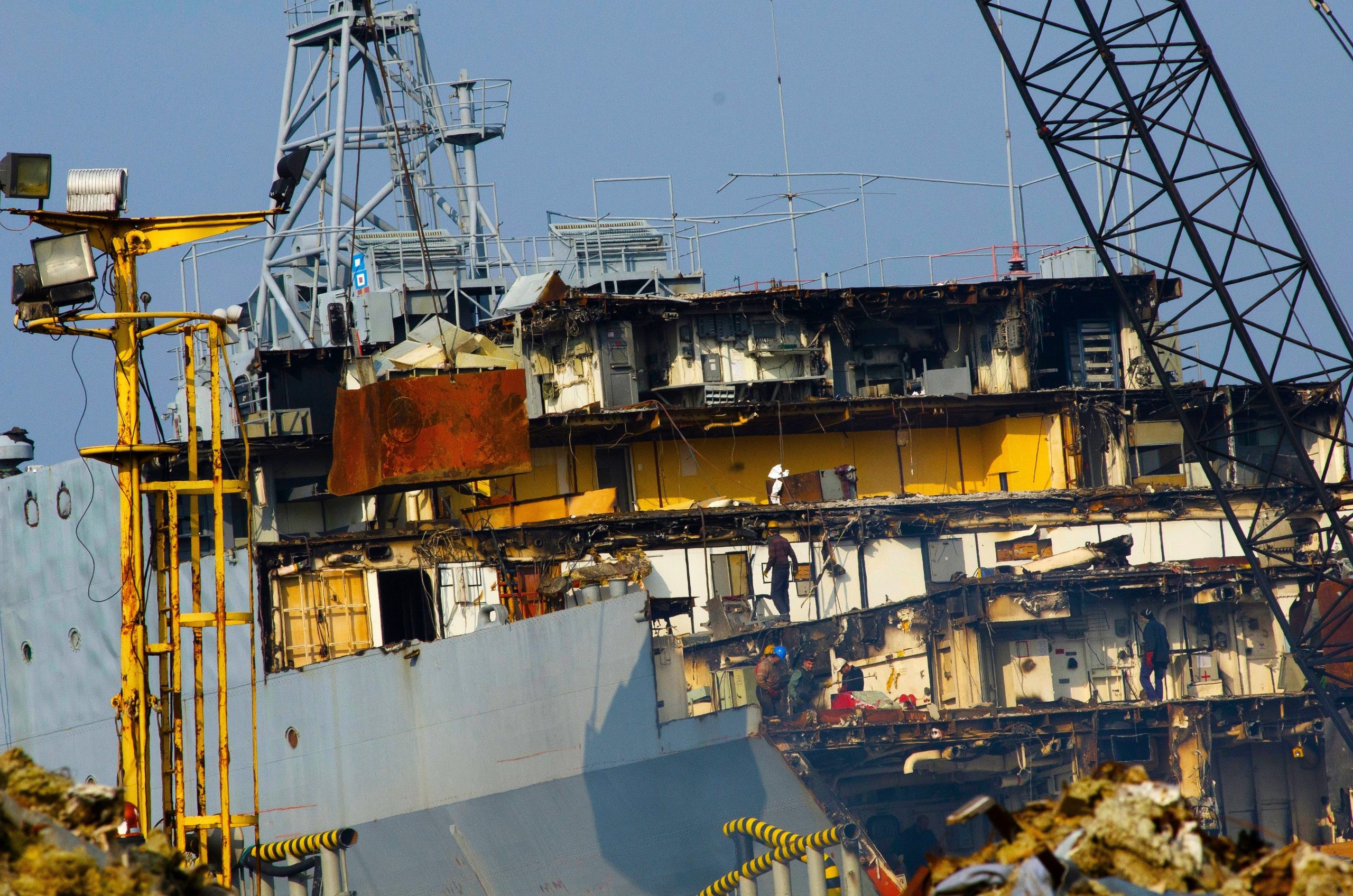 La deprimente ubicación del cementerio donde los cruceros han ido a morir