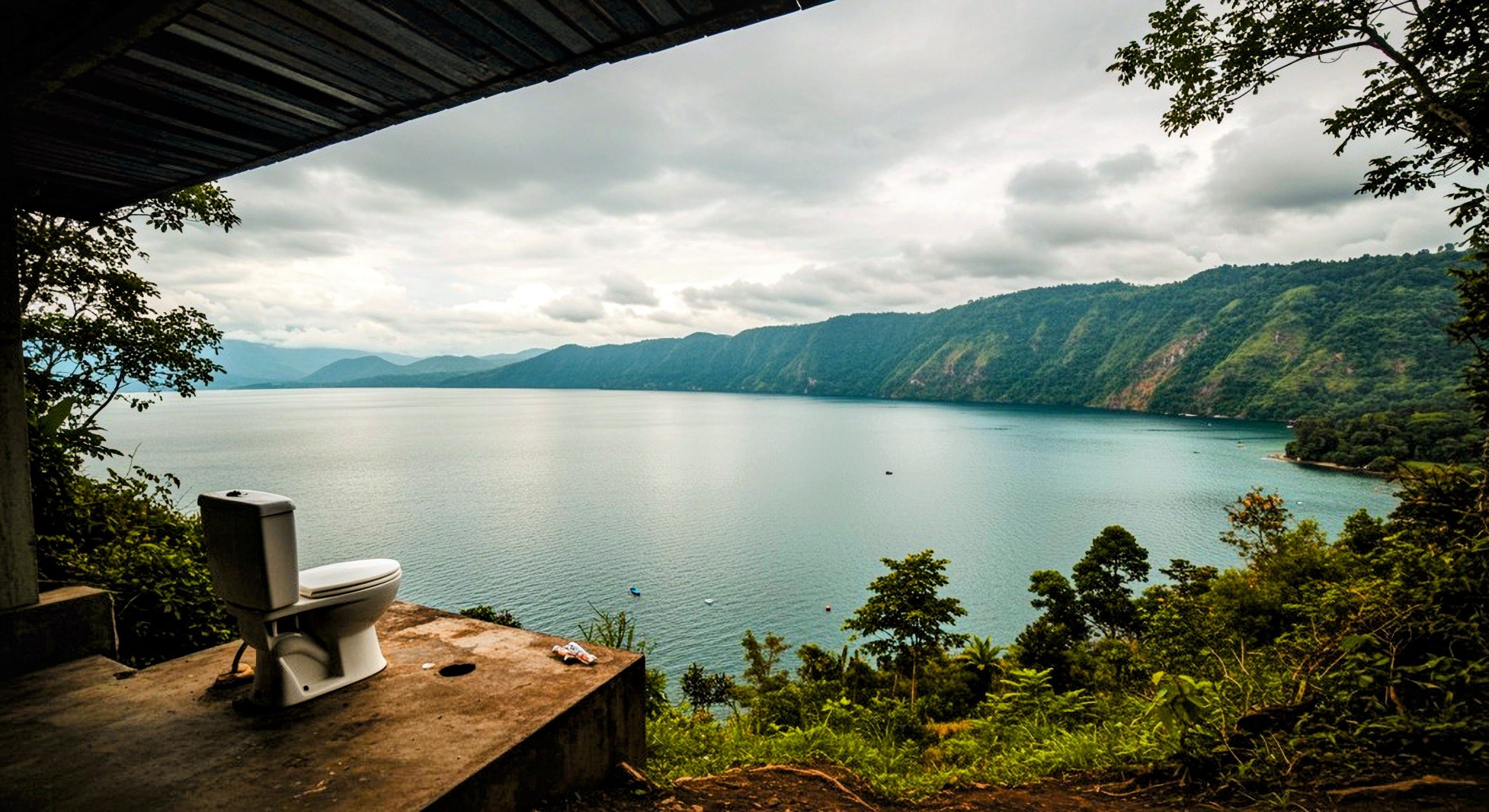 El loo más pintoresco del mundo te permite disfrutar del número dos con una vista.