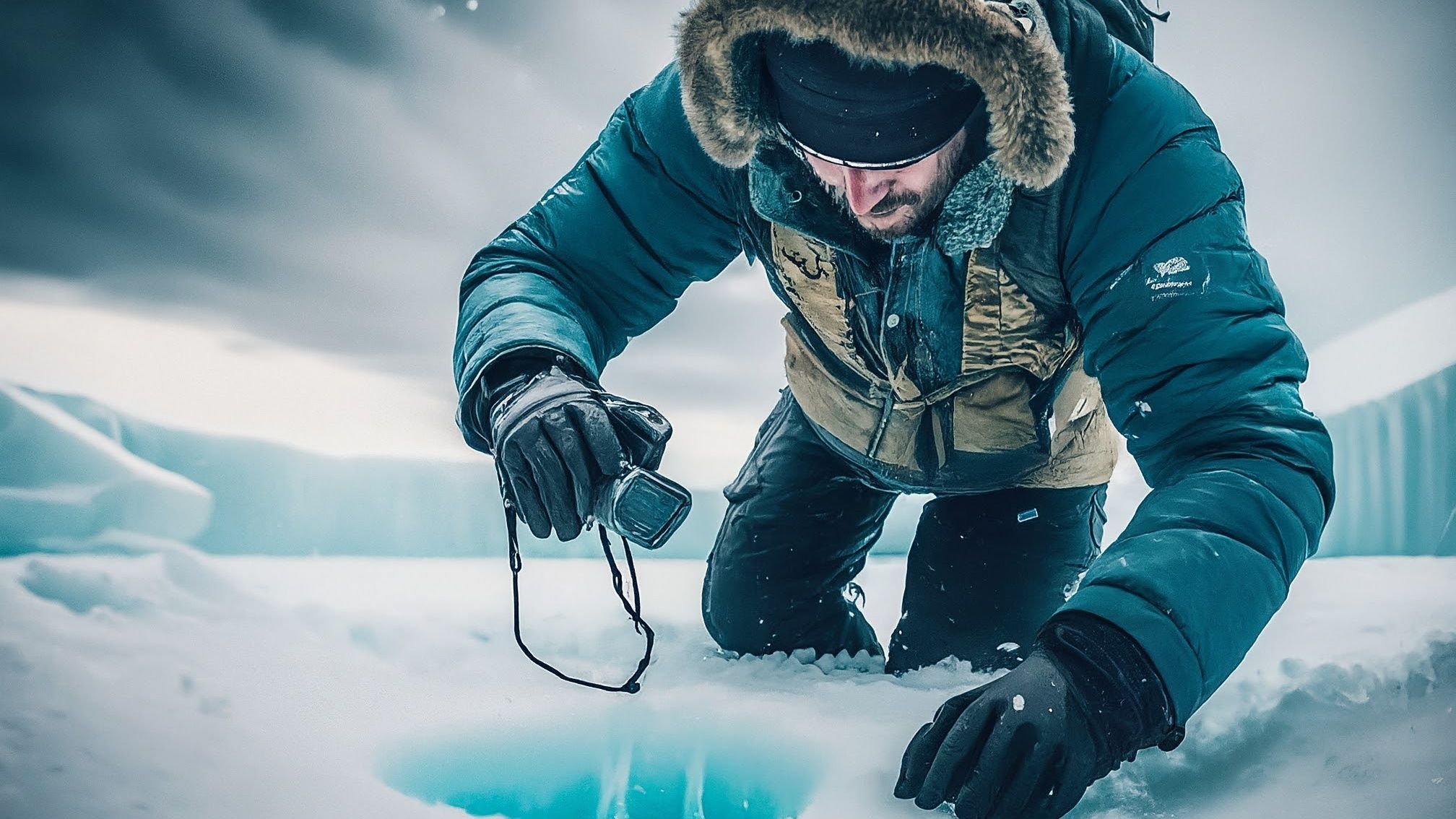 Câmera Down Antártico Hole revela segredos incríveis sob o gelo