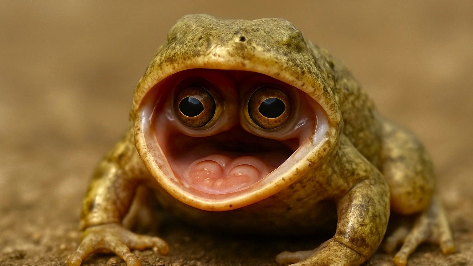 Un photographe au Canada a trouvé un crapaud avec des yeux dans sa bouche, et les scientifiques ont été déroutés