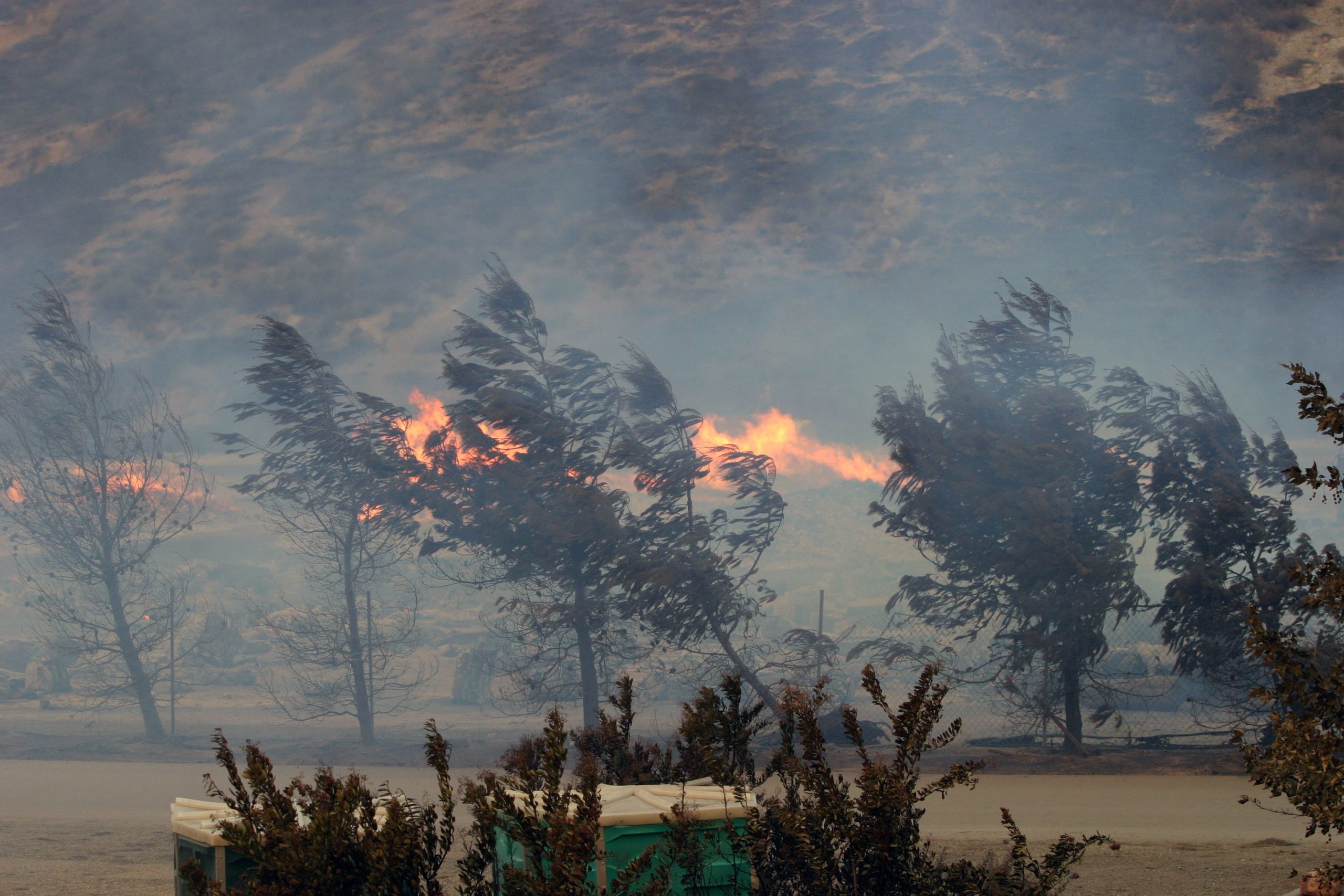 Santa Ana vientos para traer ráfagas de 80 mph y un mayor peligro de incendios forestales al sur de California