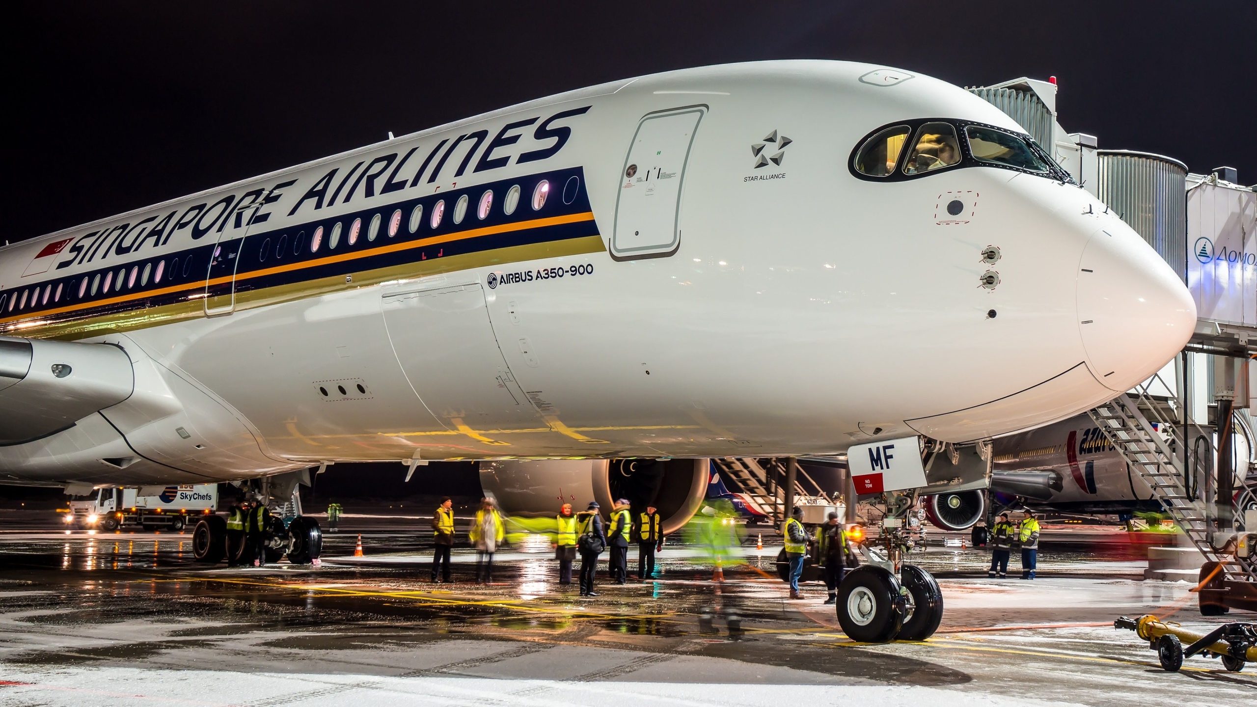 Singapore Airlines fait face à 1,2 million de dollars de procès après que les agents de bord se glissent sur Airbus A350