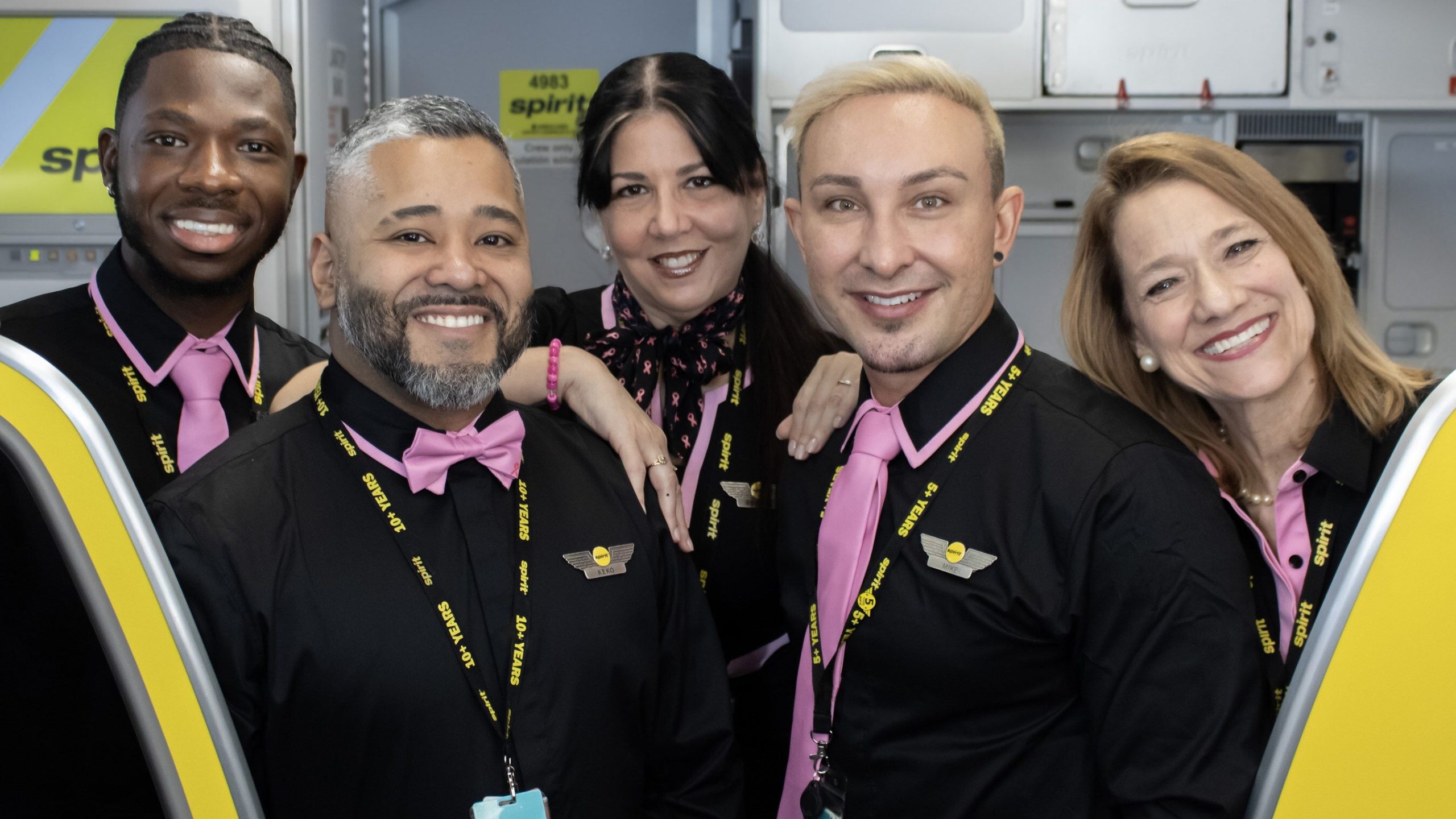 Spirit Airlines se vuelve rosa para la conciencia del cáncer de mama