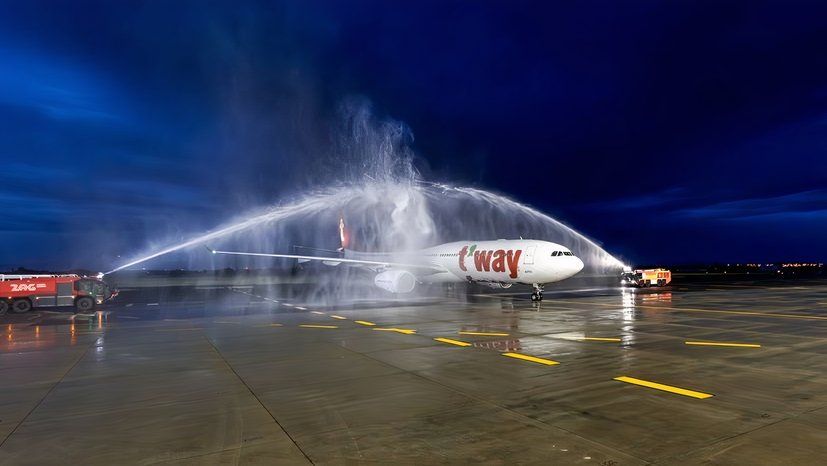 Voos de até 15h 50m: a rede européia Airbus A330 da T'way Air foi examinada