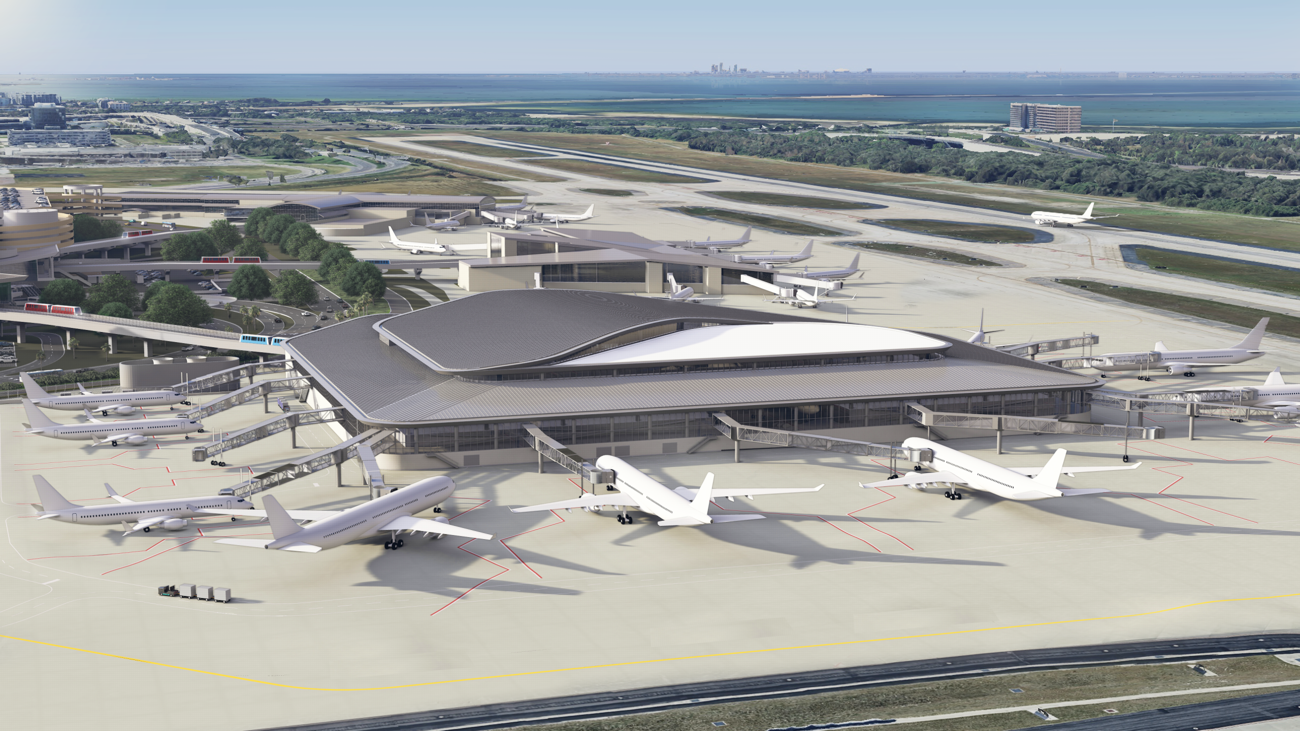 Premier regard à l'intérieur du terminal de 1,5 milliard de dollars de Tampa