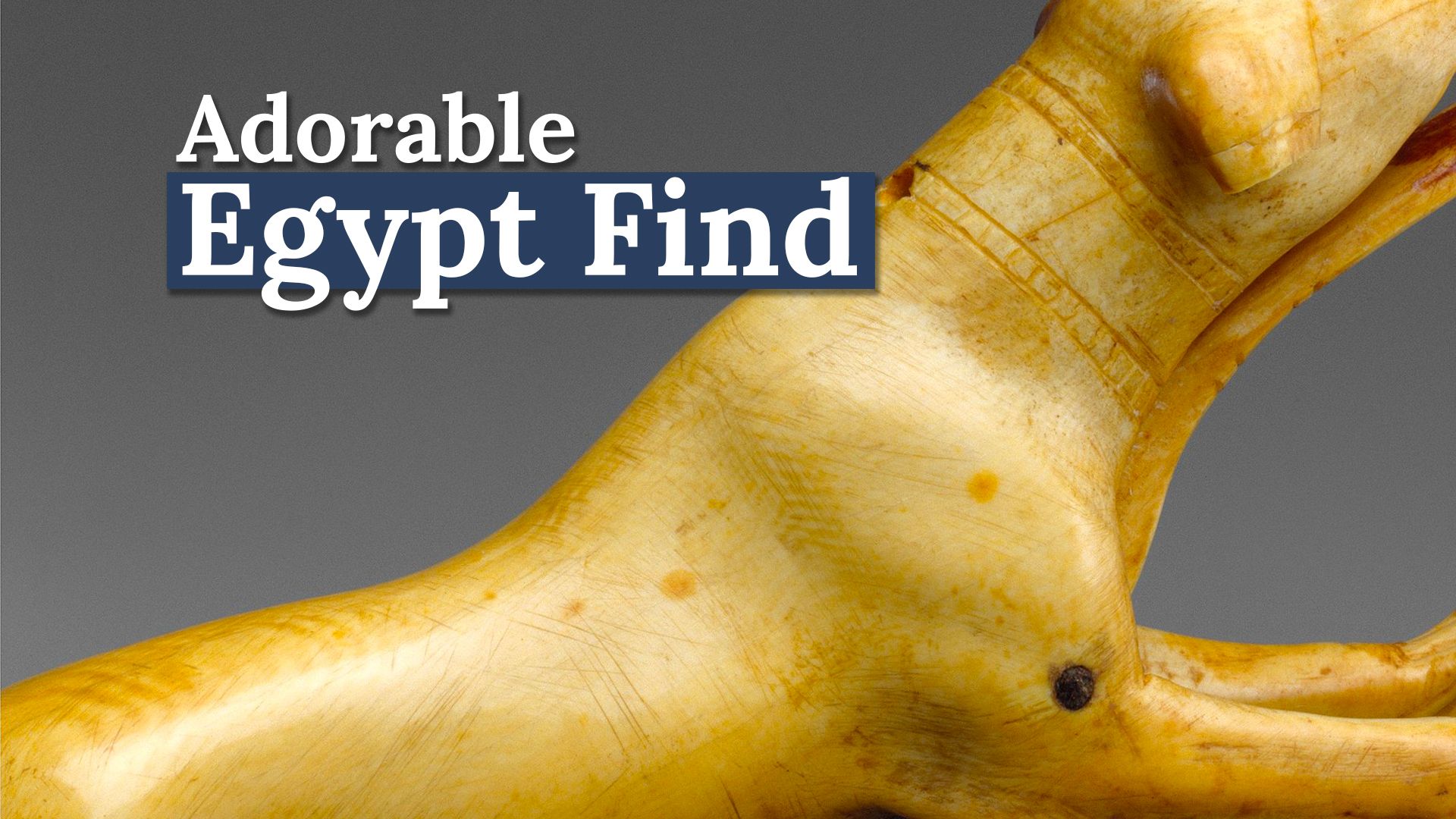 A descoberta antiga “mais fofa” do Egito prova que não era tão diferente de nós, afinal