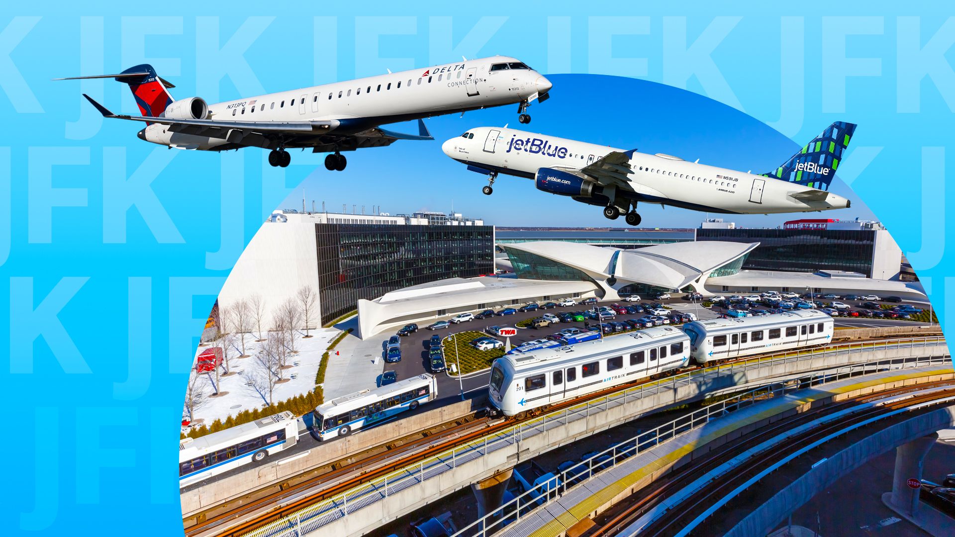 Les types d'avions les plus populaires volant de New York-JFK