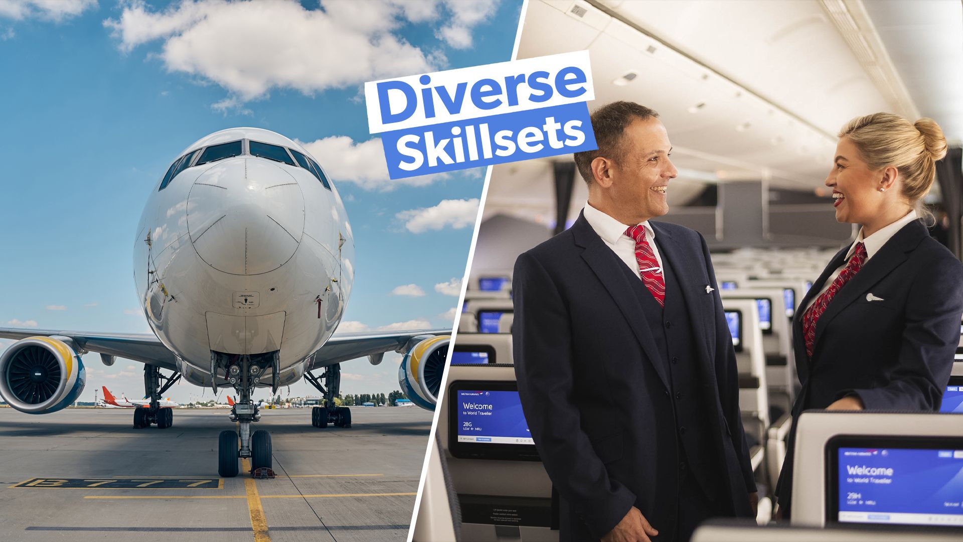 La tripulación de cabina de habilidades improbables se recoge durante sus carreras