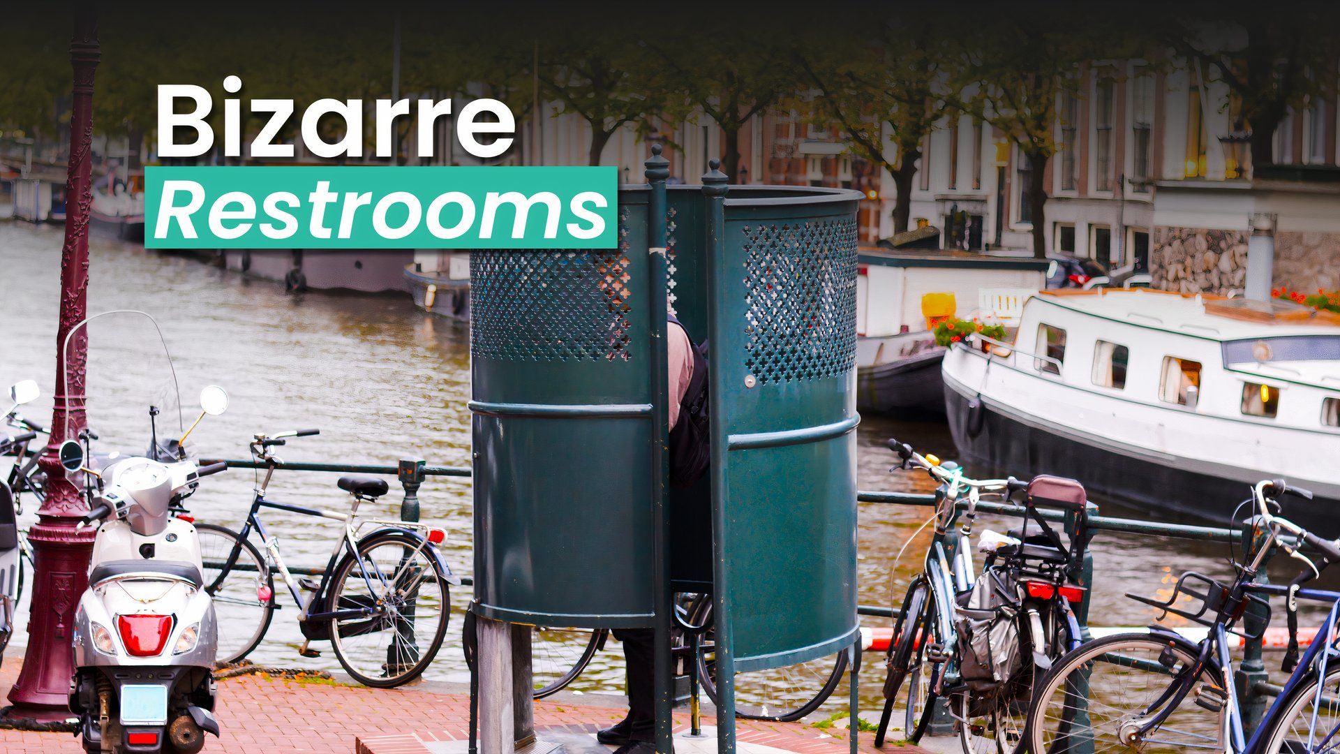 Les salles de bains publiques les plus étranges du monde se trouvent dans cette ville