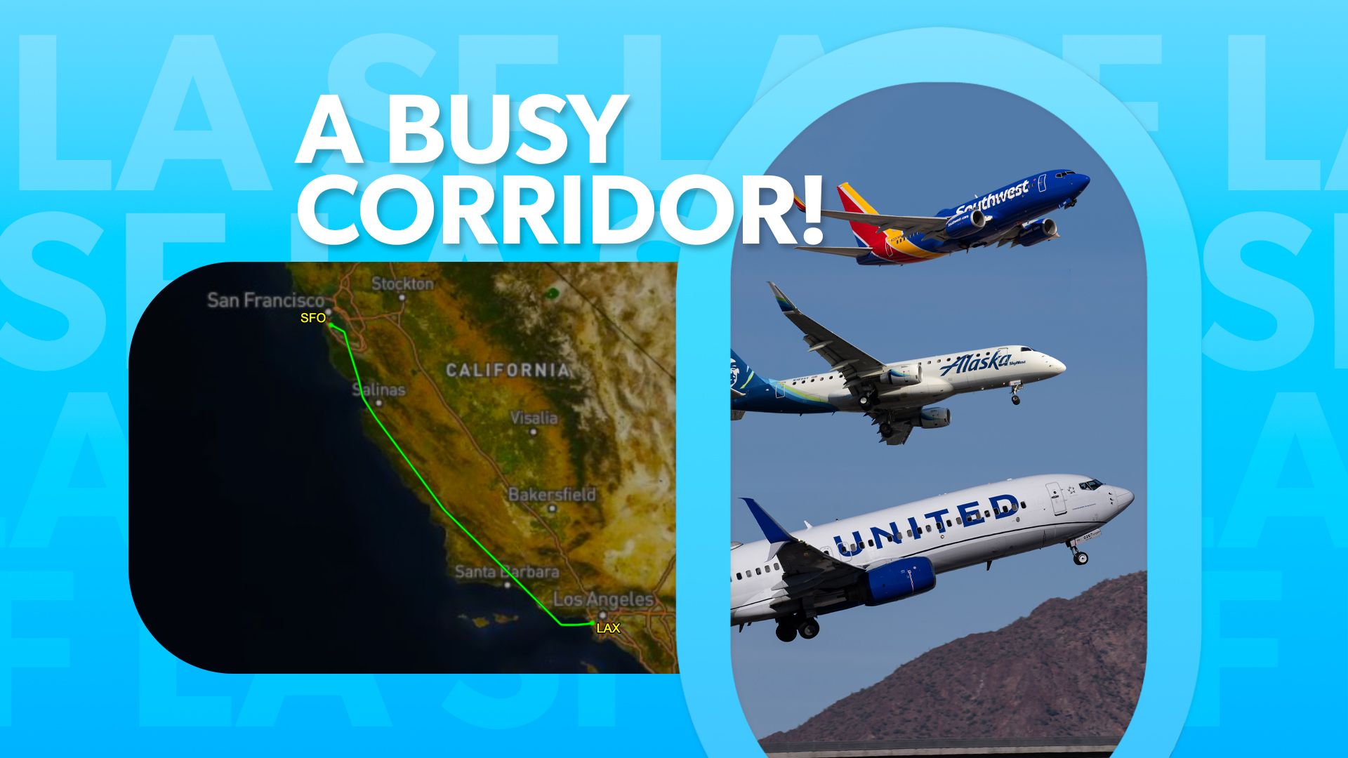 Cette compagnie aérienne offre le plus de sièges entre Los Angeles et San Francisco