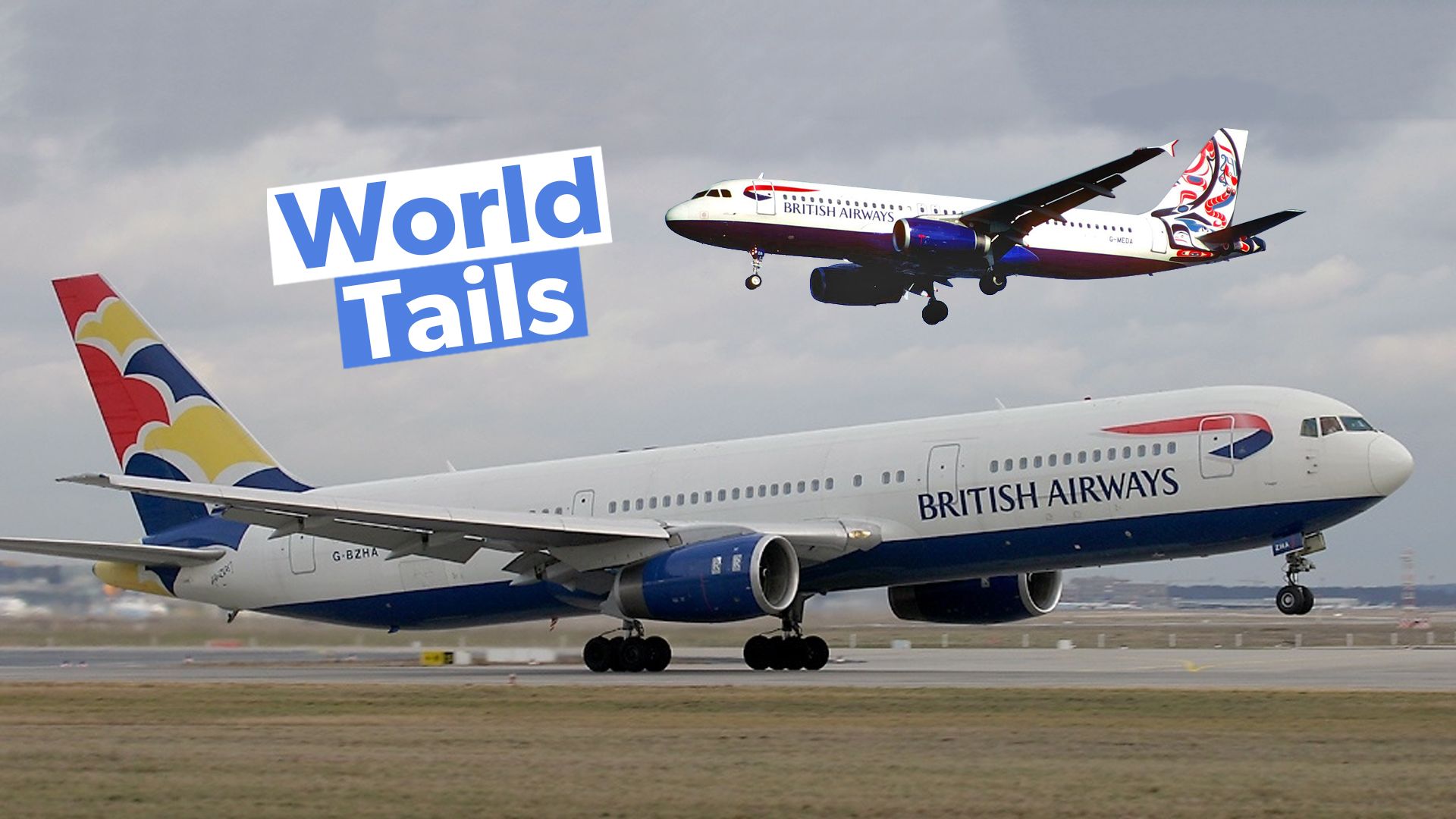 Throwback: Remettring British Airways '' World Tails 'Scheme de livraison