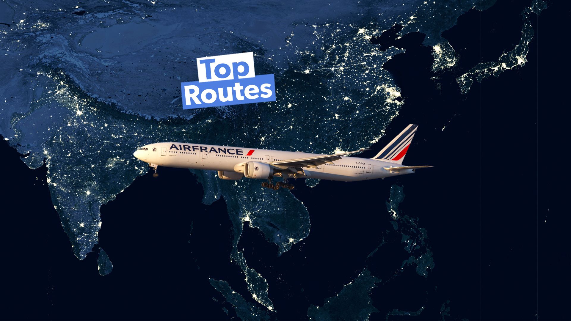 Top 5: Ce sont les principales routes asiatiques des Air France par des sièges prévus